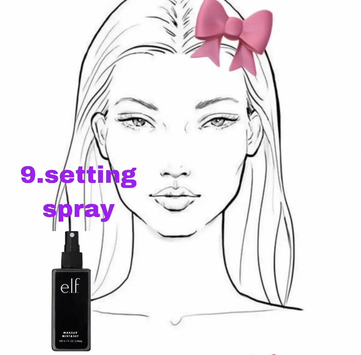 e.l.f. - Makeup Mist & Set Large - 4.1 fl. oz. (120 ml) 