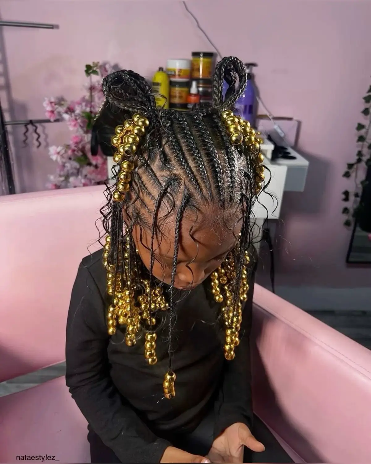 Kinky Hair Styles - Who can name these #braids? #Kids can have cute  #HairStyles too!