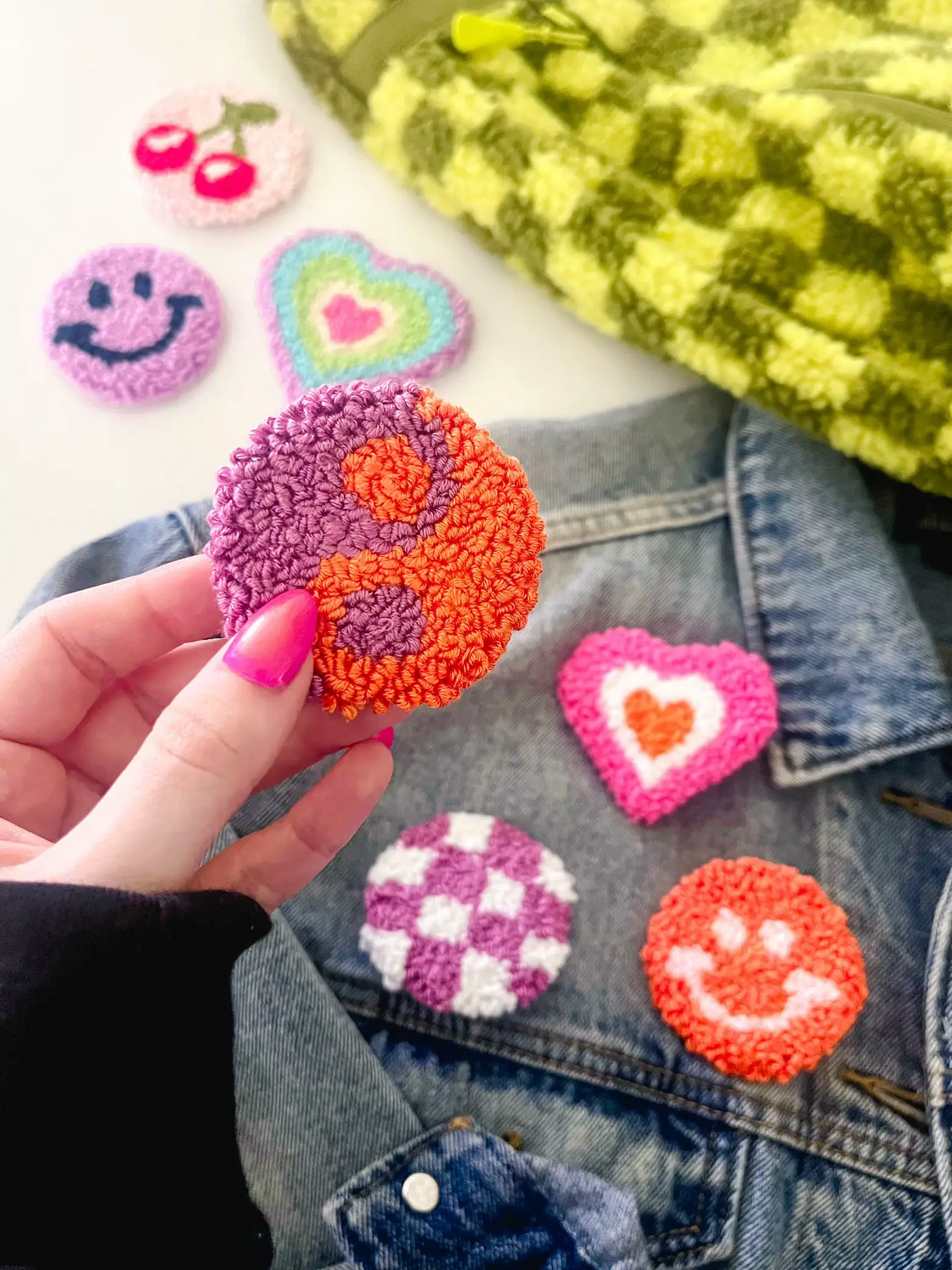 Diy punch needle coasters/ mini rugs + punch needling tips and tricks