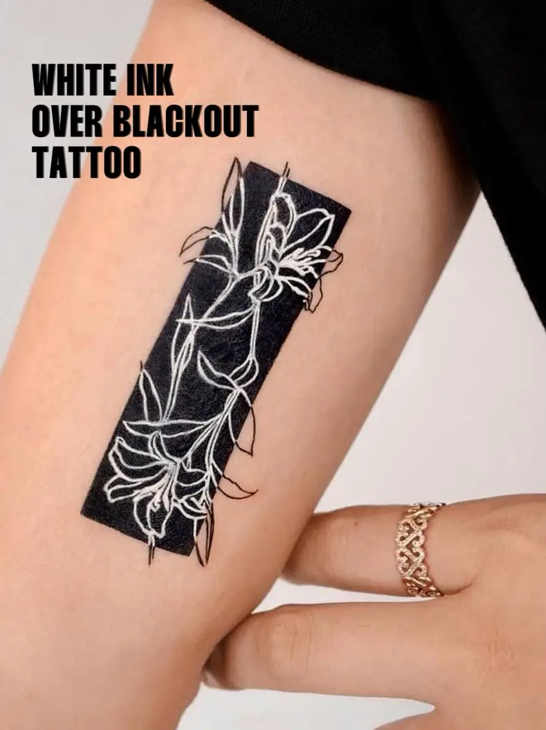 WHITE INK OVER BLACKOUT TATTOO INSPO, Gallery posted by Maru