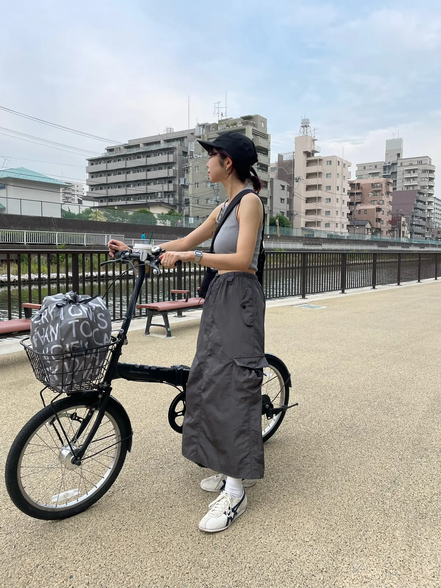 Sakura シティ自転車 アイボリー - その他