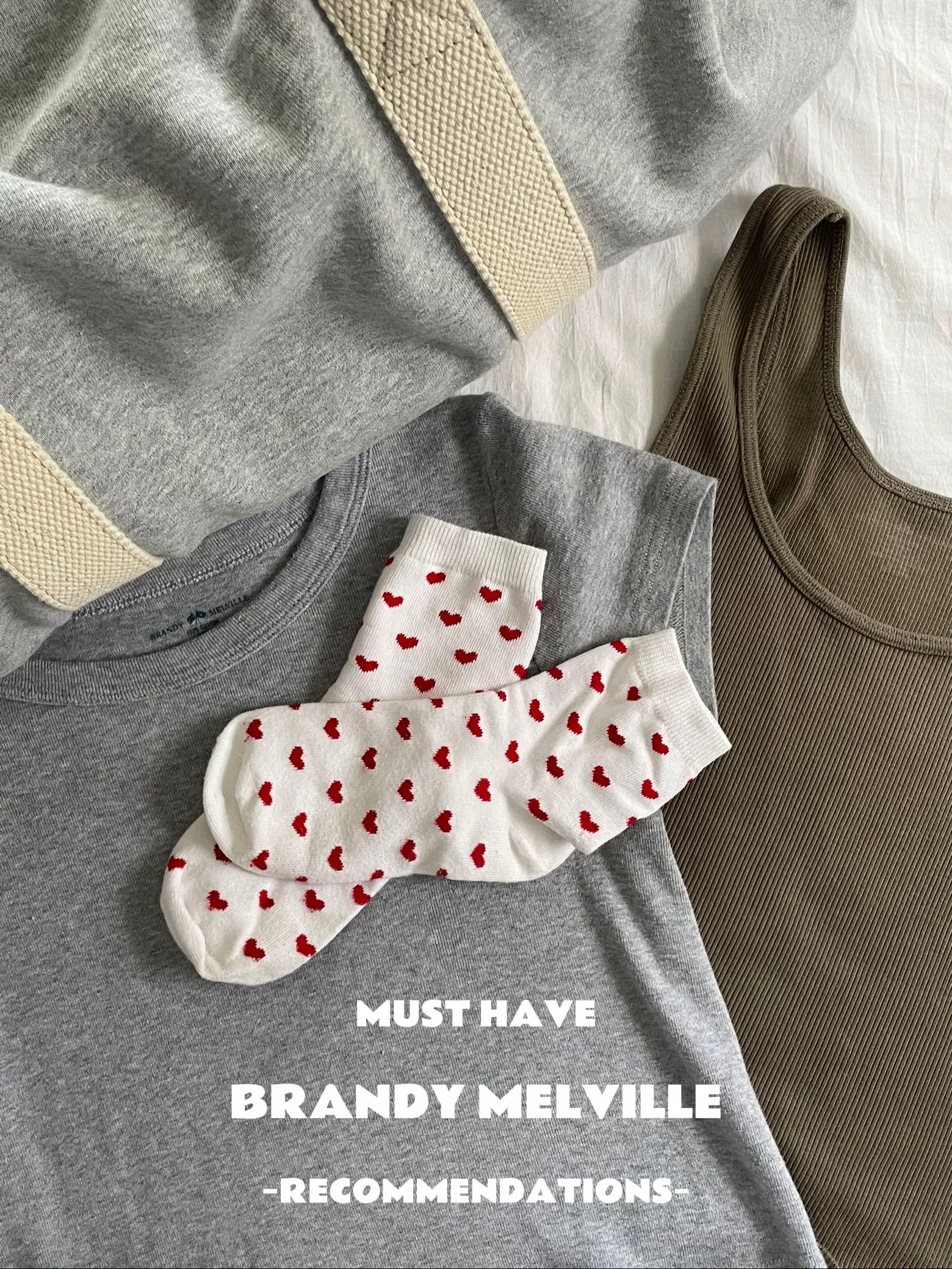 Brandy Melville Baby Blue Heart Set 