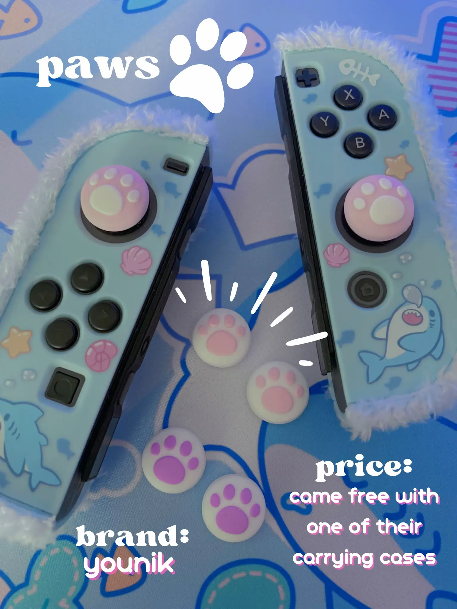 Switch Thumb Grips (Kirby) – Funlab