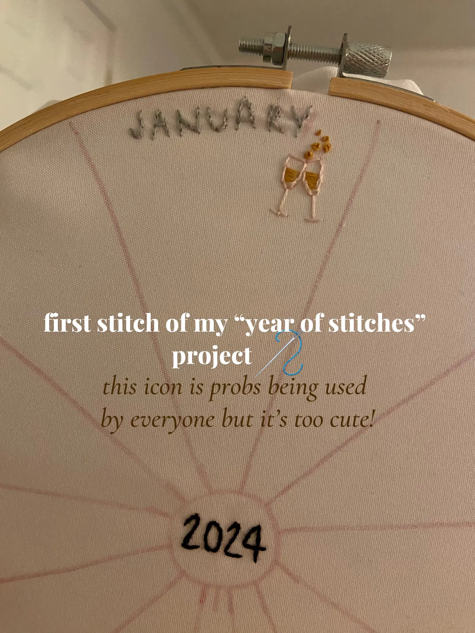 year of stitches day 1 complete (yesterday)