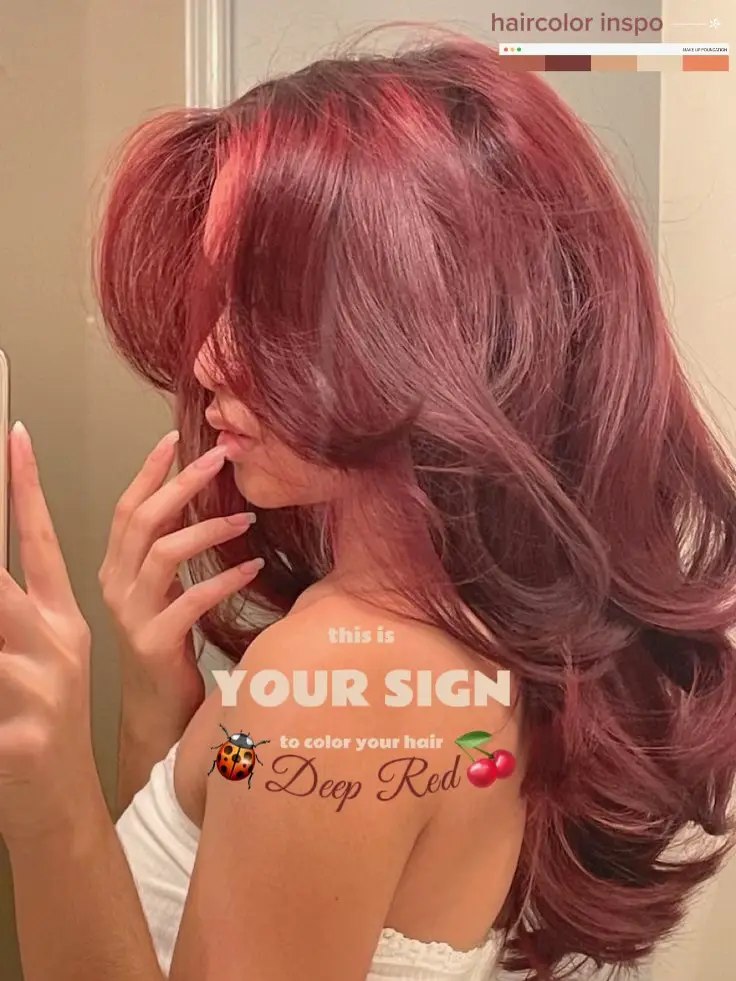 TikTok's Latest Trend 'Cherry Coke' Red Hair Is Giving Y2K