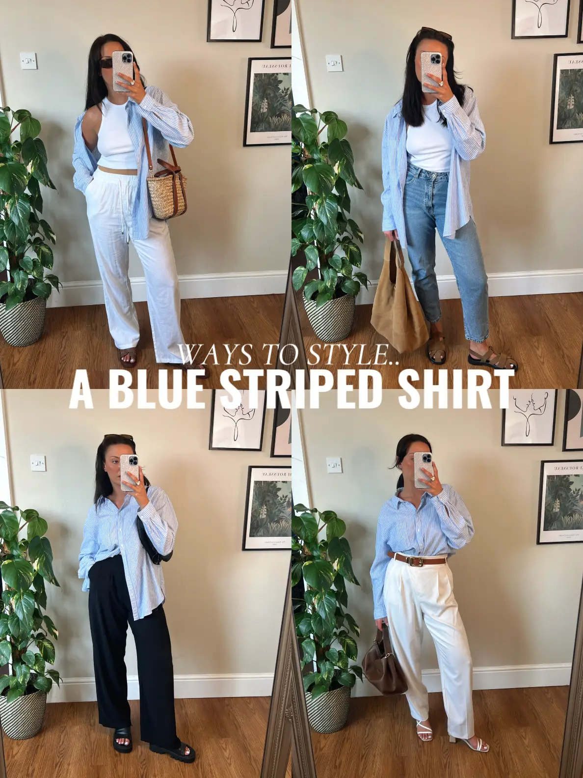 Four Ways to Style a Linen Shirt for Spring - Karina Style Diaries