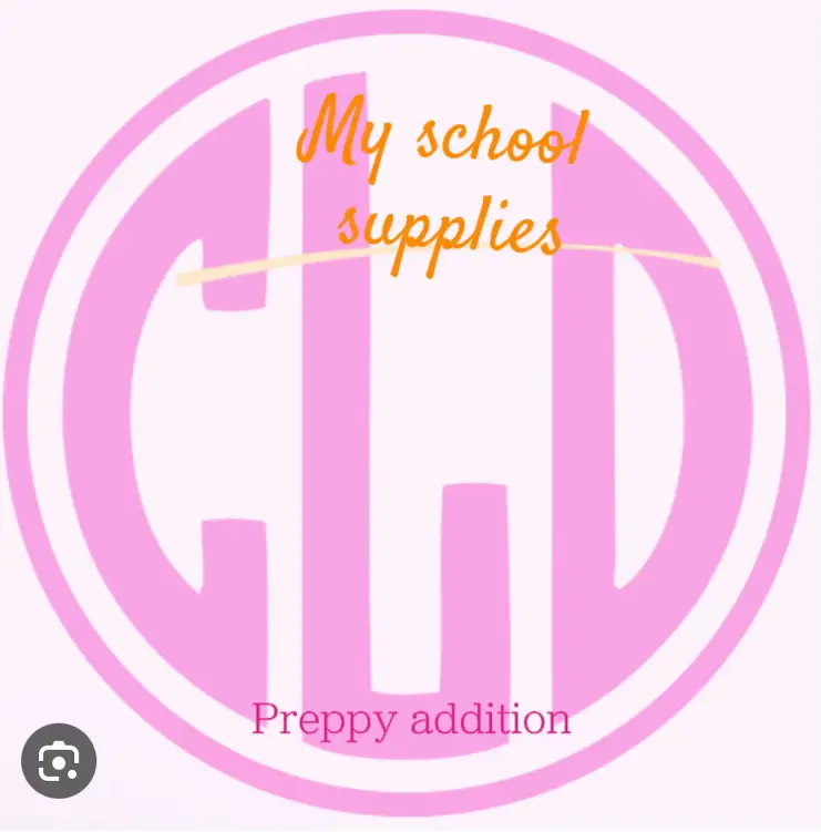 Preppy School Supplies, Preppy, Aesthetic, Pink, Love Yourself