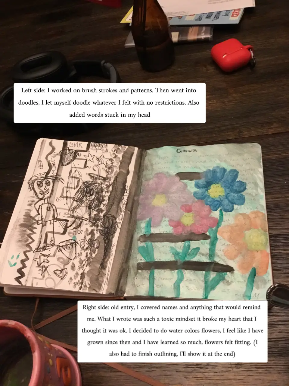 been working on a sketch journal in addition to my usual journal