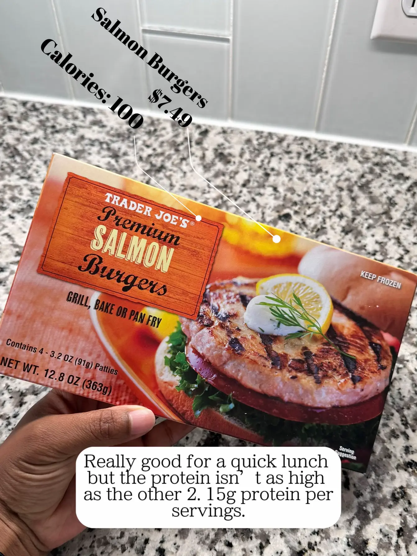 Exploring Trader Joe's: Trader Joe's Premium Salmon Burgers