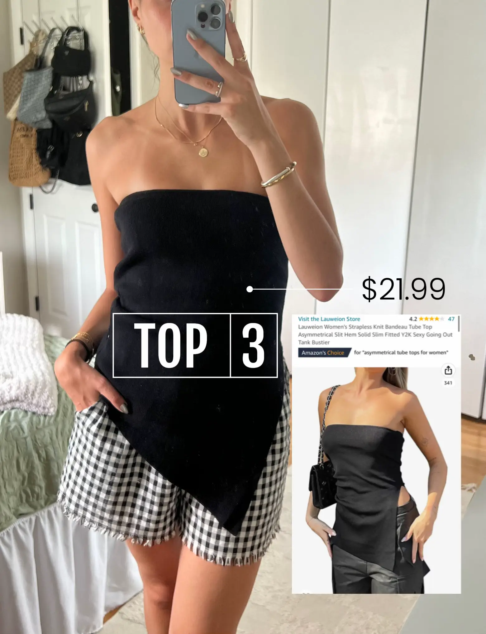 Women Strapless Knit Bandeau Tube Top Asymmetrical Slit Hem Solid Slim  Fitted Sexy Going Out Tank And Tops for : : Clothing, Shoes 