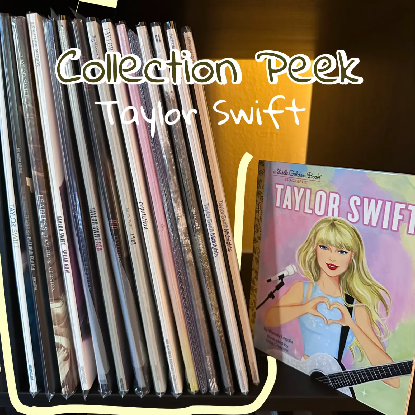 Taylor Swift Evermore Red Colored 2x LP Vinyl A Little Golden Book