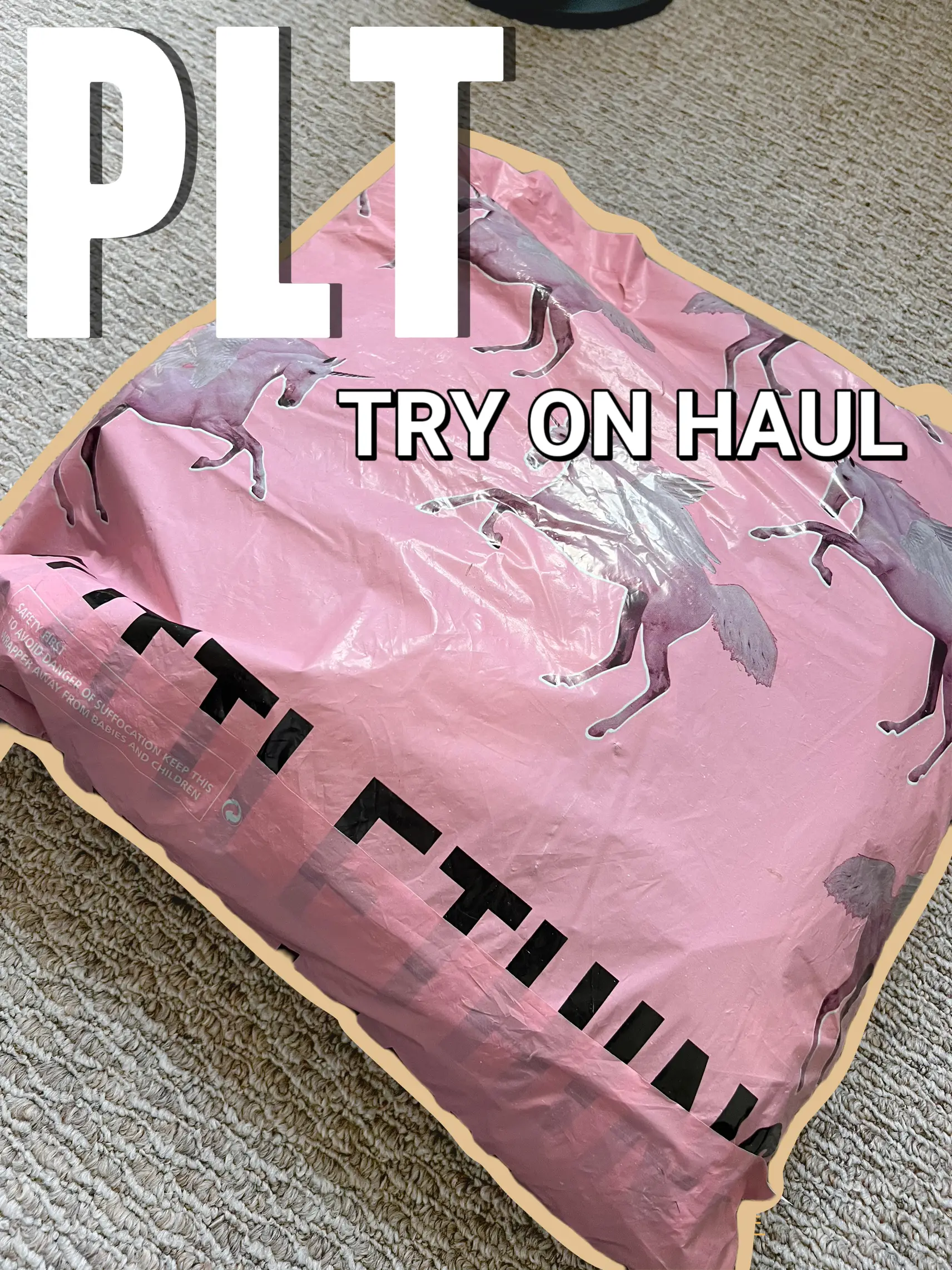 Pretty little thing - vacation try on haul 🌴 1. Pink print plisse cow