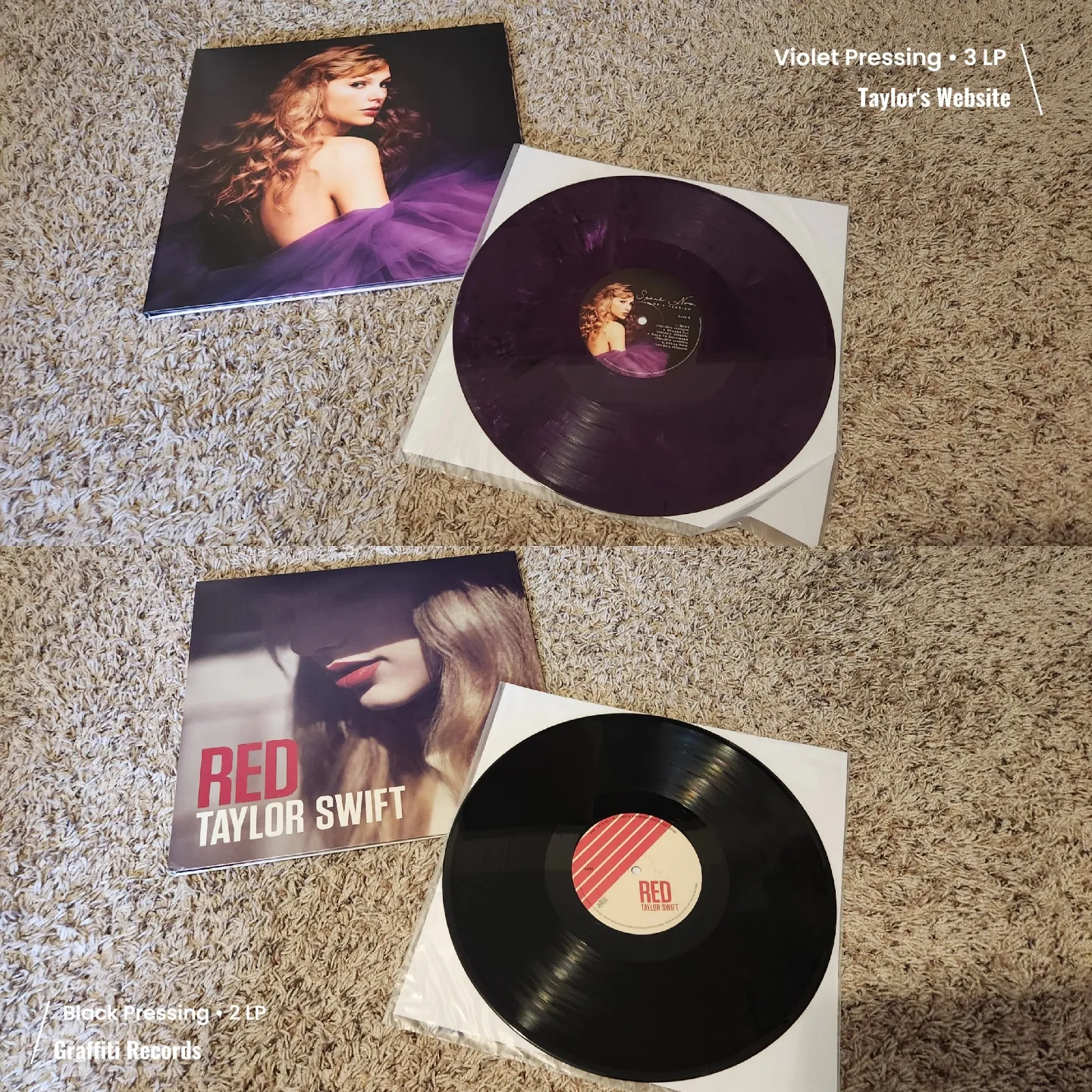  Taylor Swift RARE Limited Edition Red Vinyl 2 LP