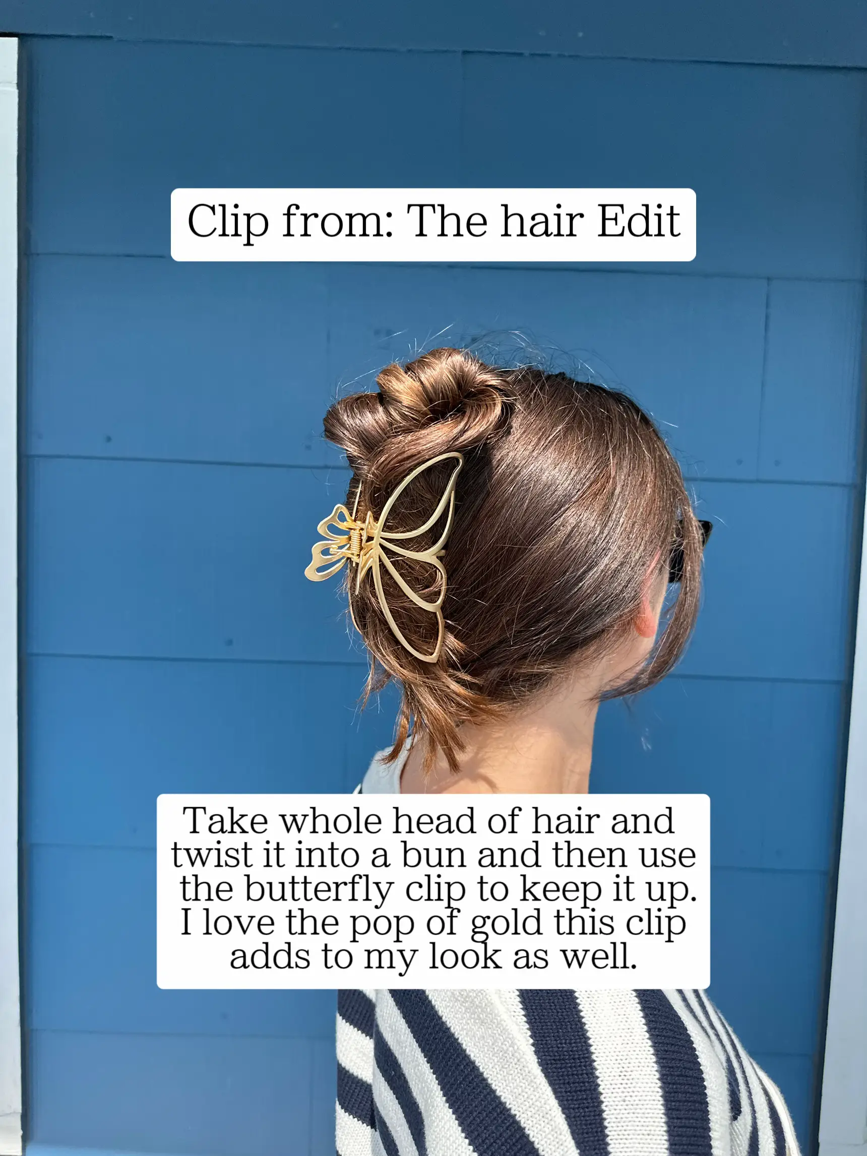 SHORT HAIR CLAW CLIP TUTORIAL 🌺, Video published by Theohiogirljaz