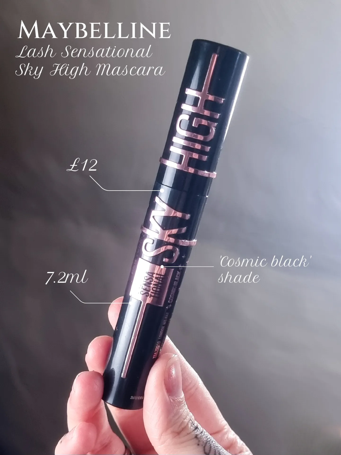 Buy Maybelline Lash Sensational Sky High Mascara 01 Very Black 7.2ml  (0.24fl oz) · USA