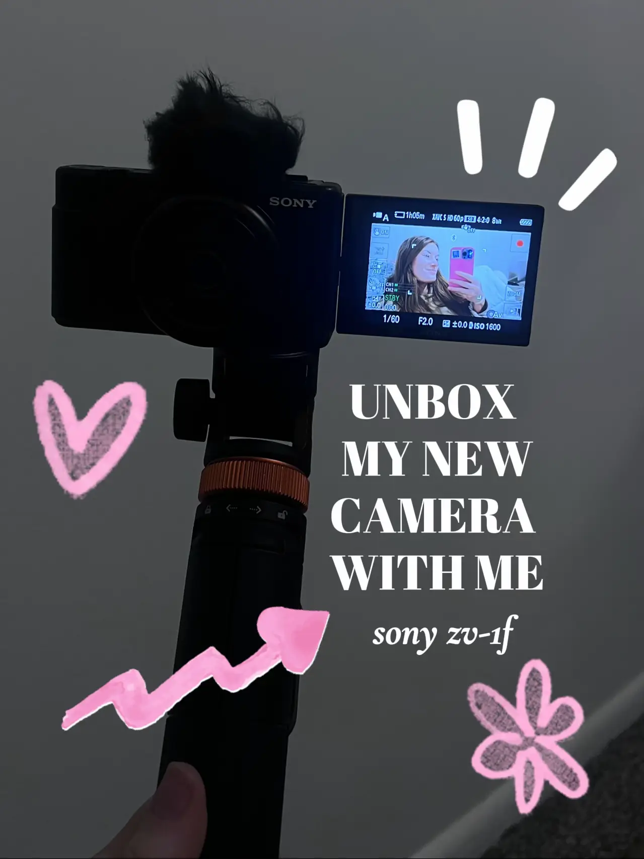 unbox my new sony zv-1f w me!!  Video published by natalie seely