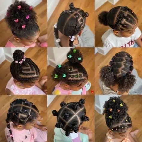 Braids for Kids - 100 Back to School Braided Hairstyles for Kids  Kids  hairstyles girls, Lil girl hairstyles, Black kids braids hairstyles