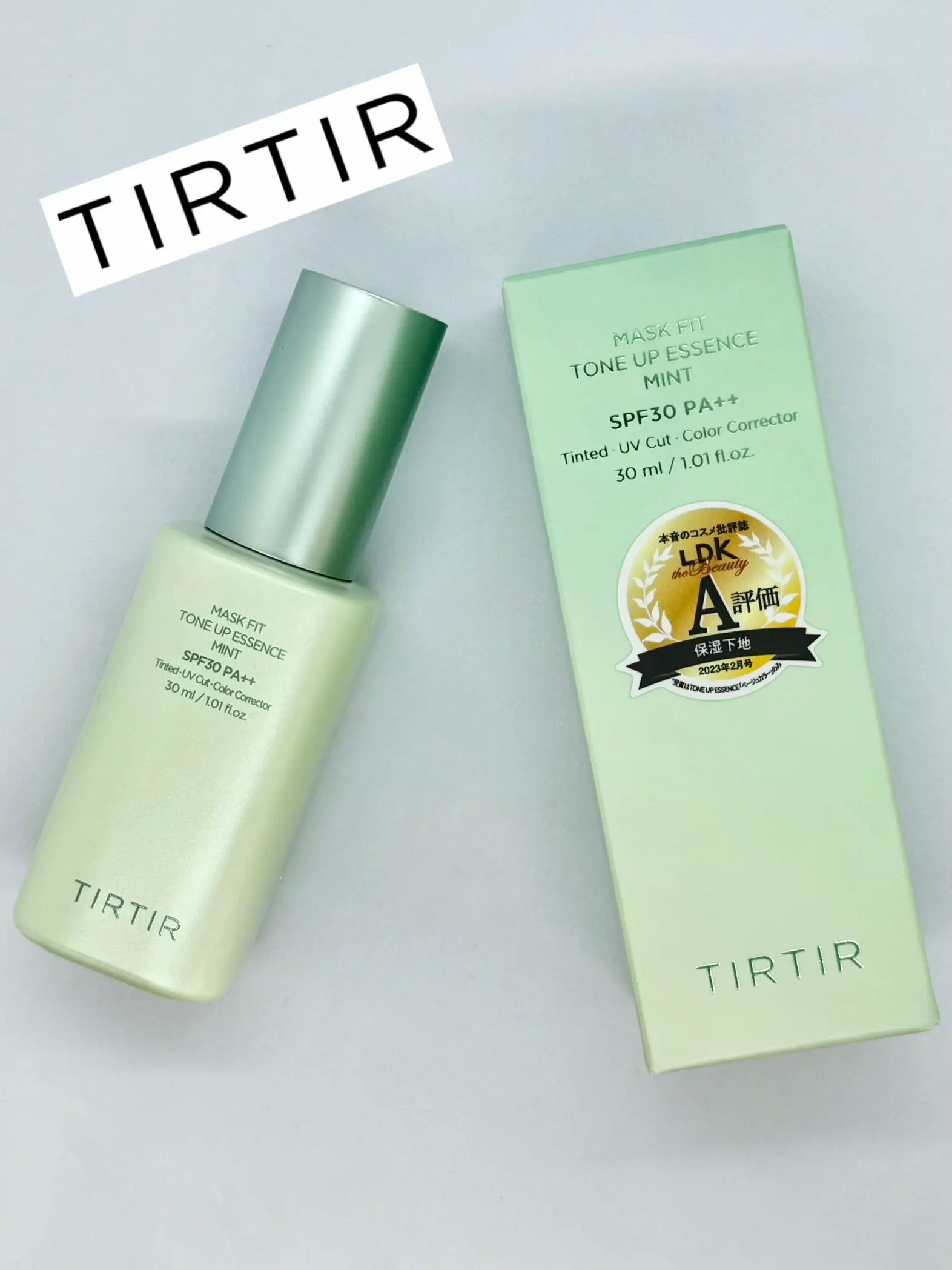 Finish your skin with tone-up & transparency with a mint