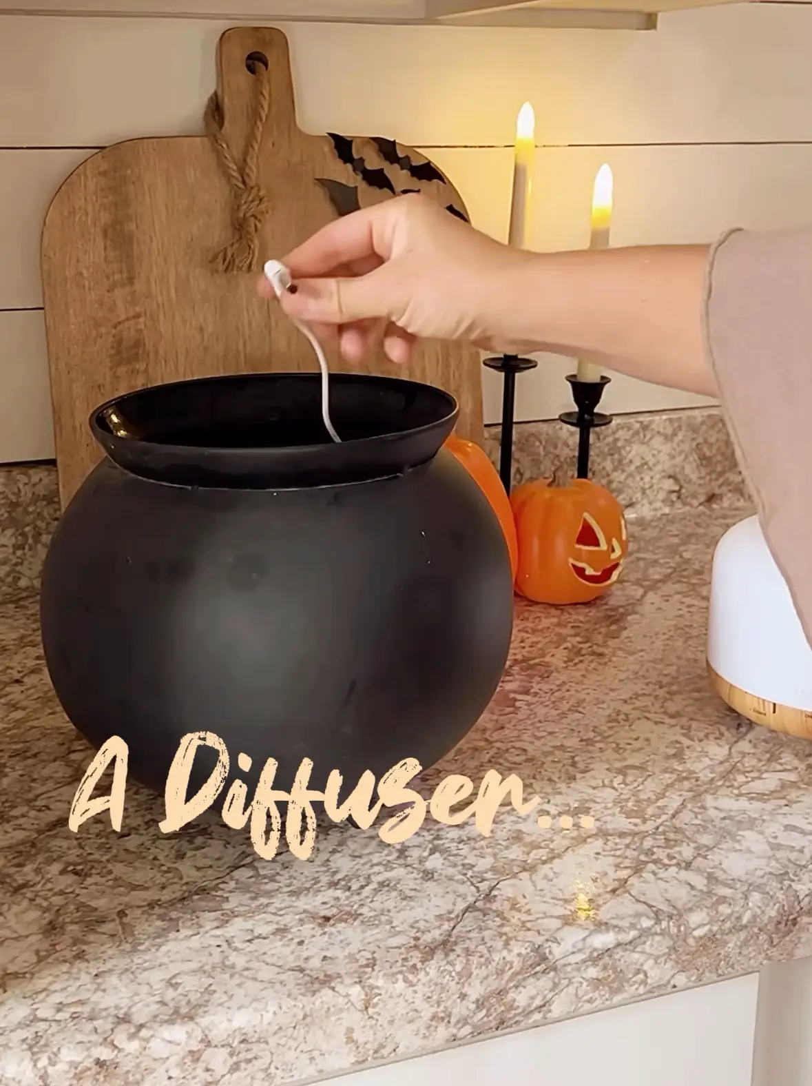 DIY Bubbling Cauldron Hack for Halloween