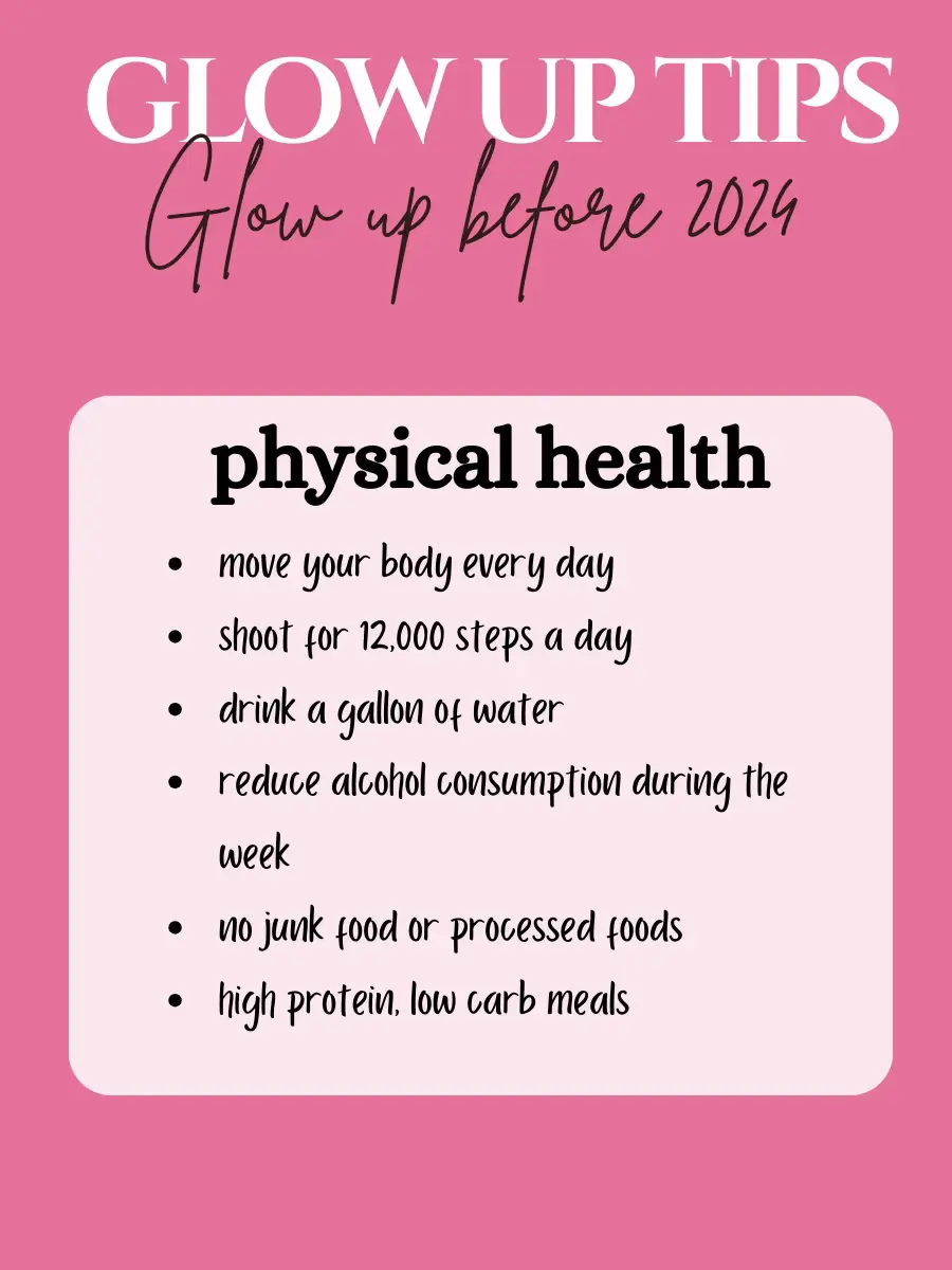 2024 Glow Up: 23 Physical Transformation Tips — Eightify