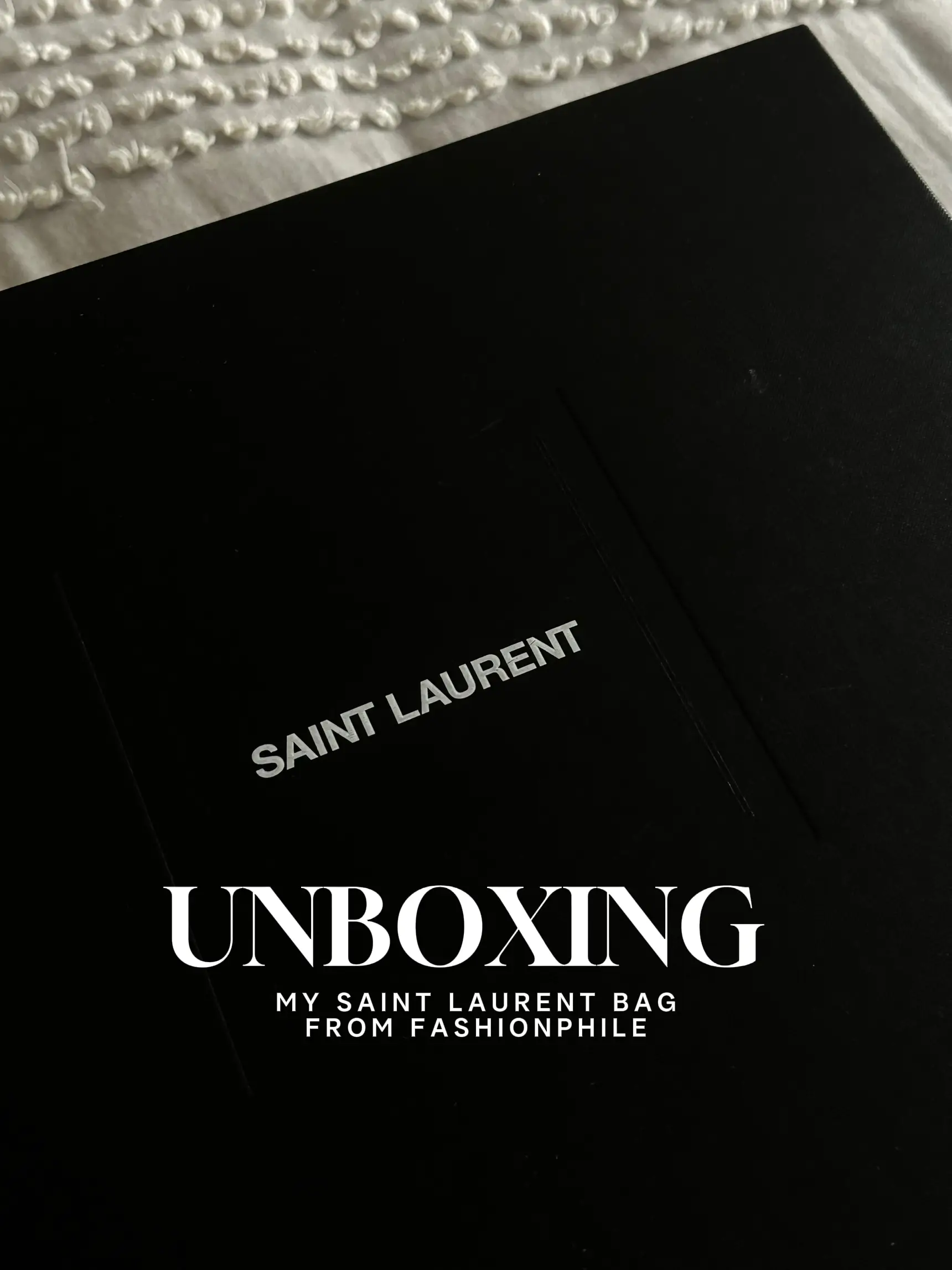 UNBOXING YSL Medium College bag Yves Saint Laurent 