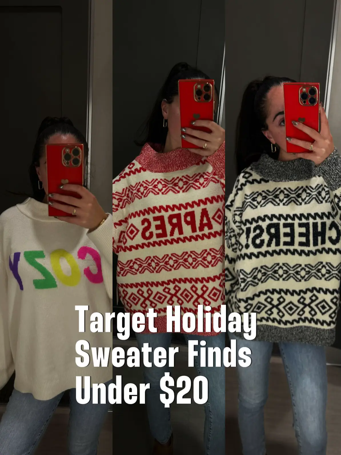 Target shop holiday sweater