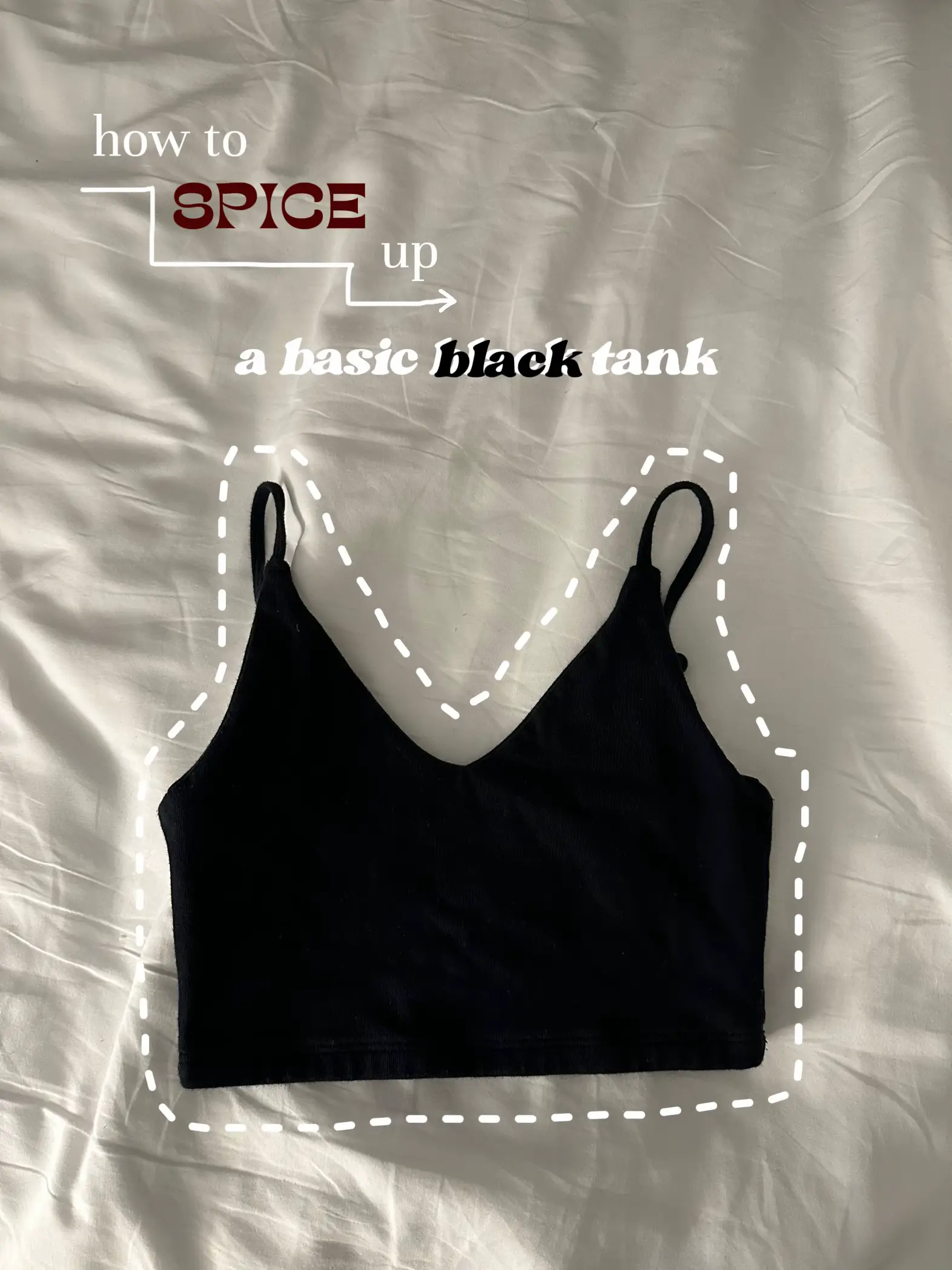Tank Top, Ribbed, w/Sheer Front and Back, Black, Regular and Plus – U  Threads