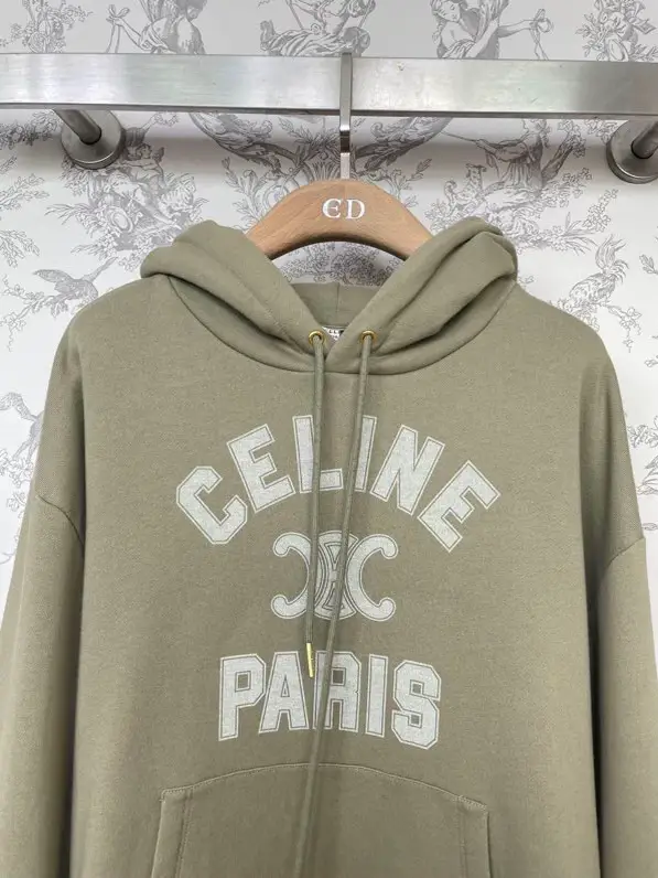 Celine Paris Bubble Logo Hoody