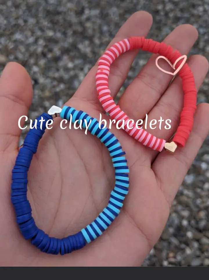 DIY Clay Bead Bracelets