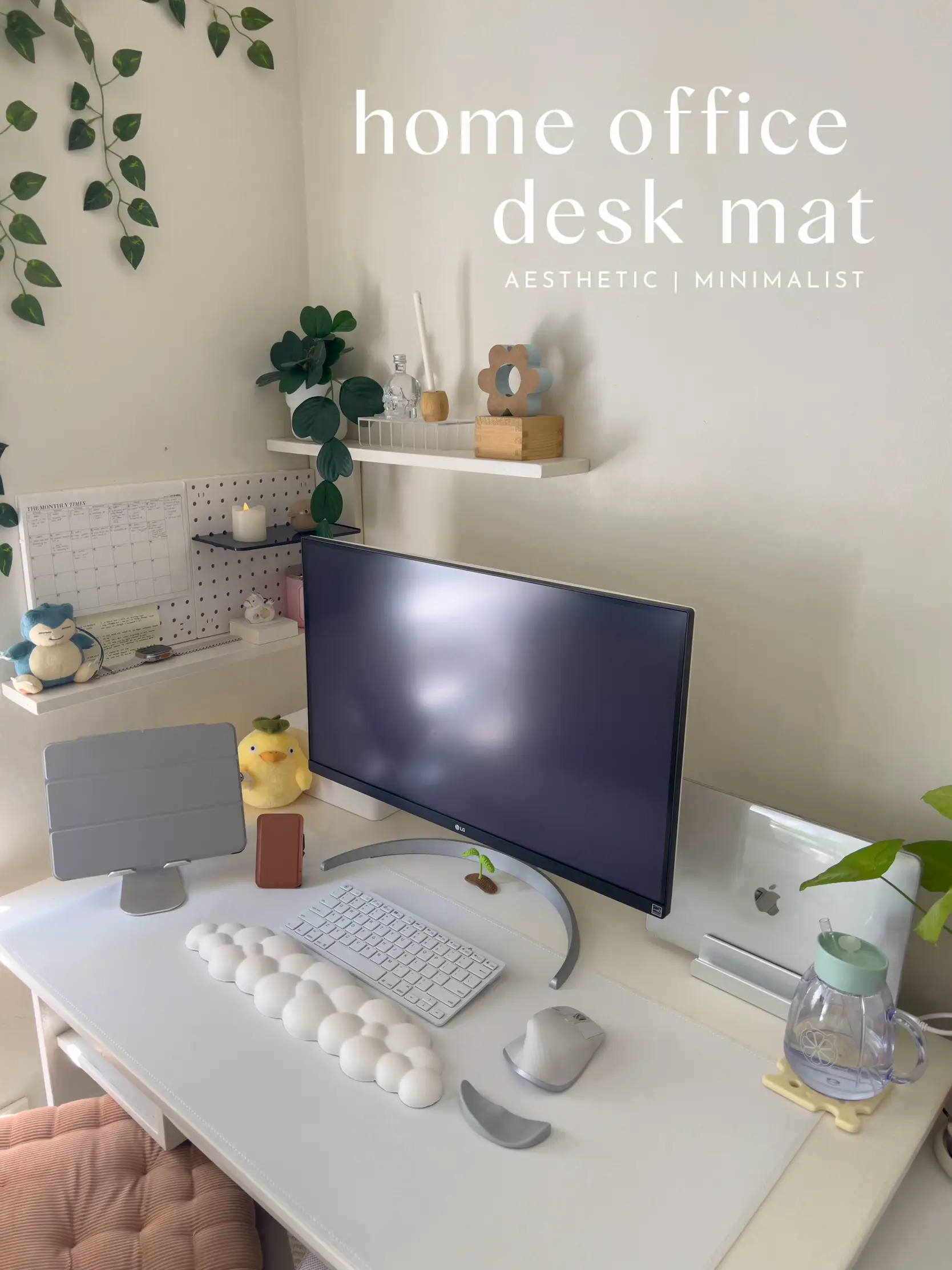 aesthetic & functional office setup, Gallery posted by kaeli mae