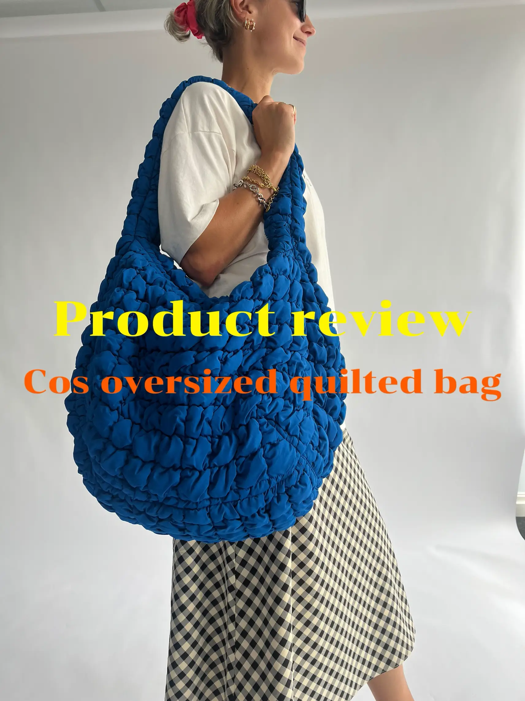 Product review Cos oversized quilted bag
