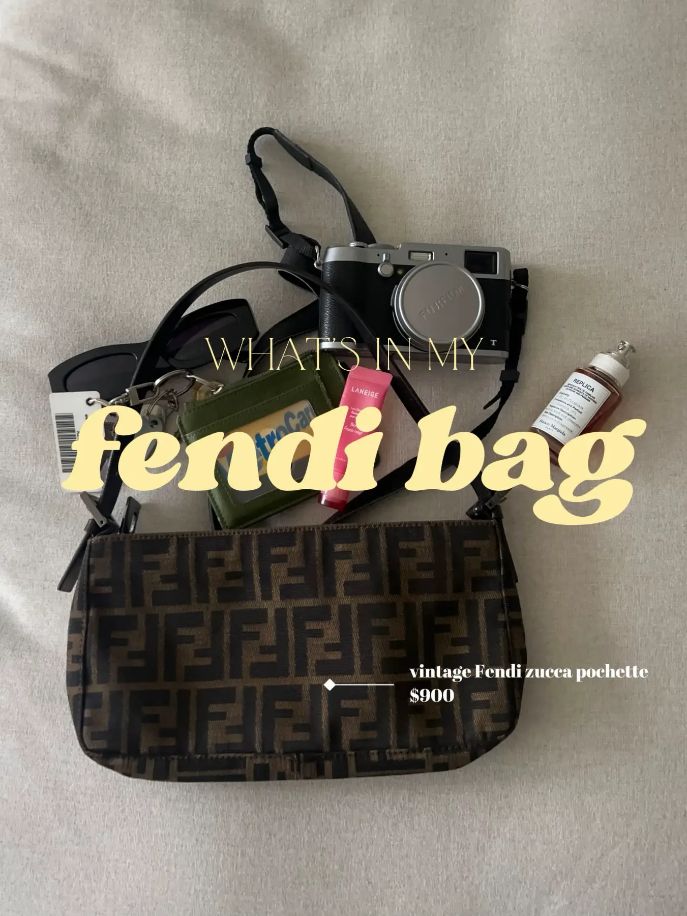 Fendi, Bags, Authentic Vintage Fendi Zucca Handbag