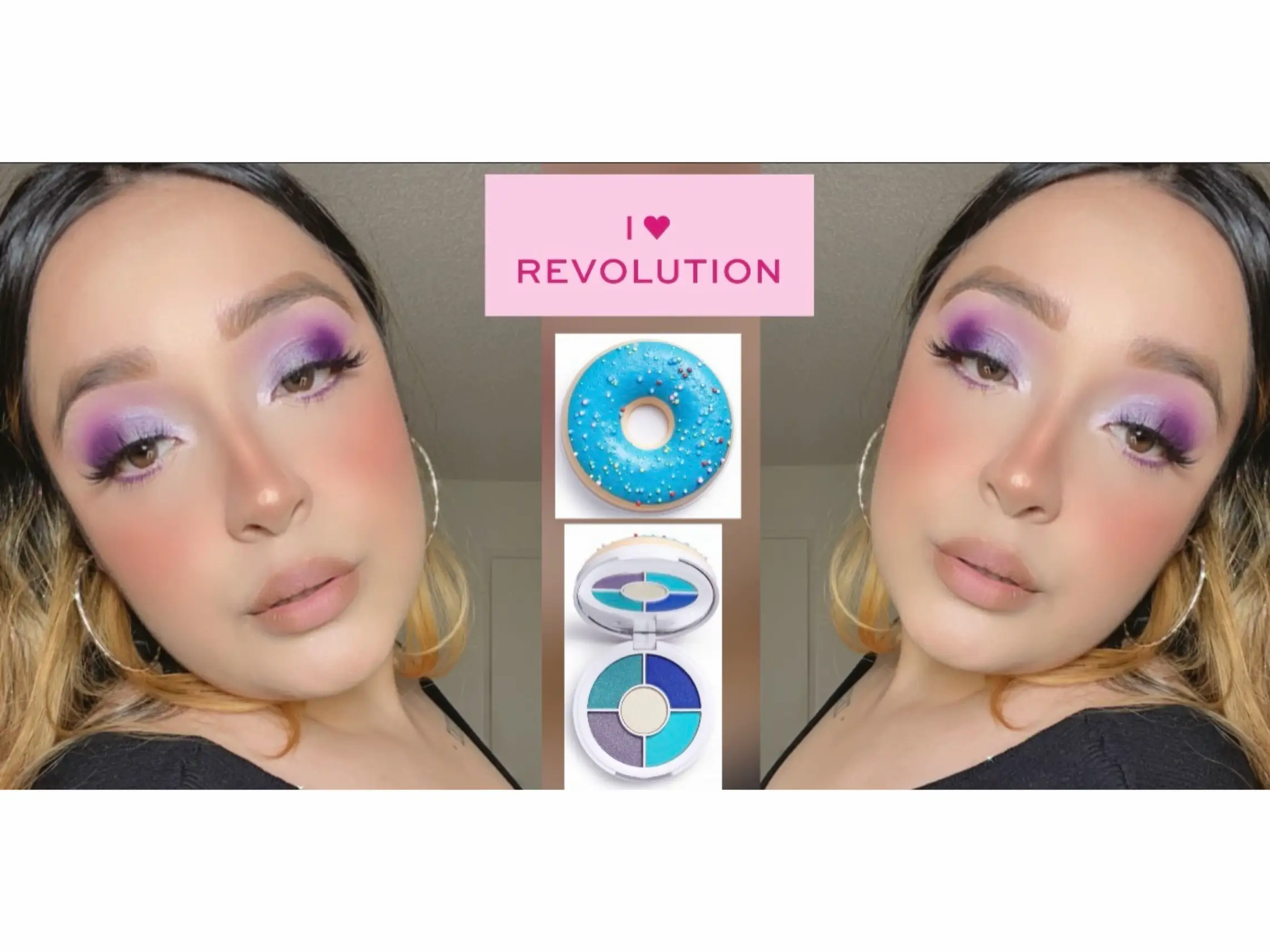 REVOLUTION  NEW RE-LOADED PALETTES + SUMMER PURPLE EYES TUTORIAL! 