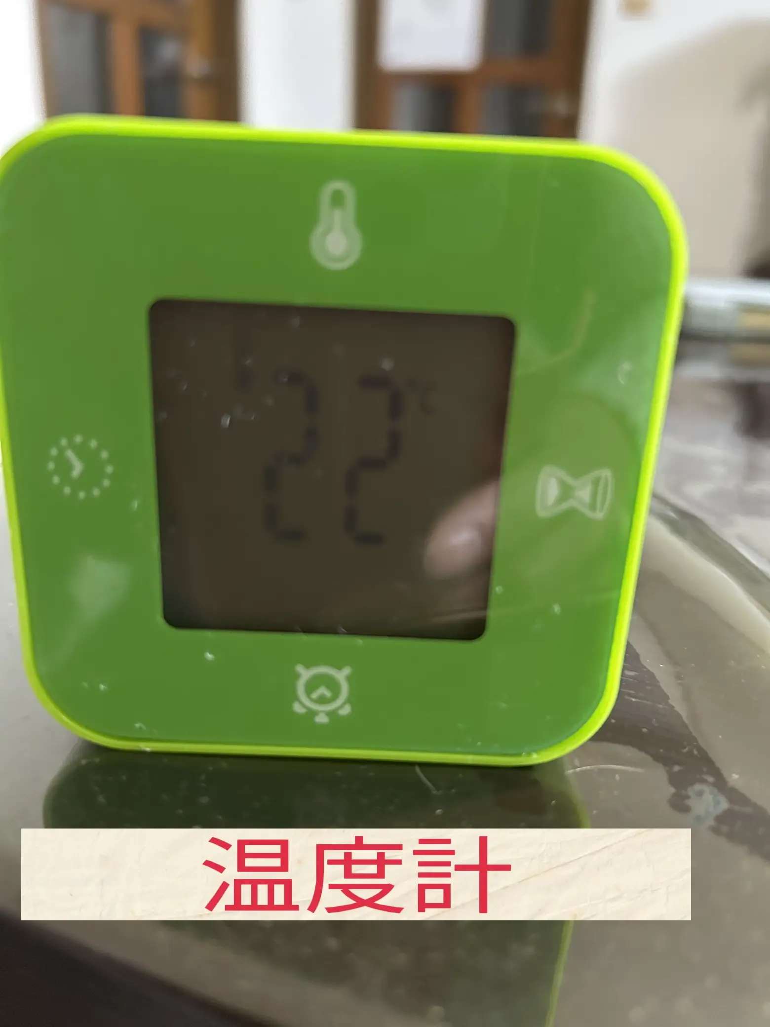 昭和レトロパタパタ時計木目可動品