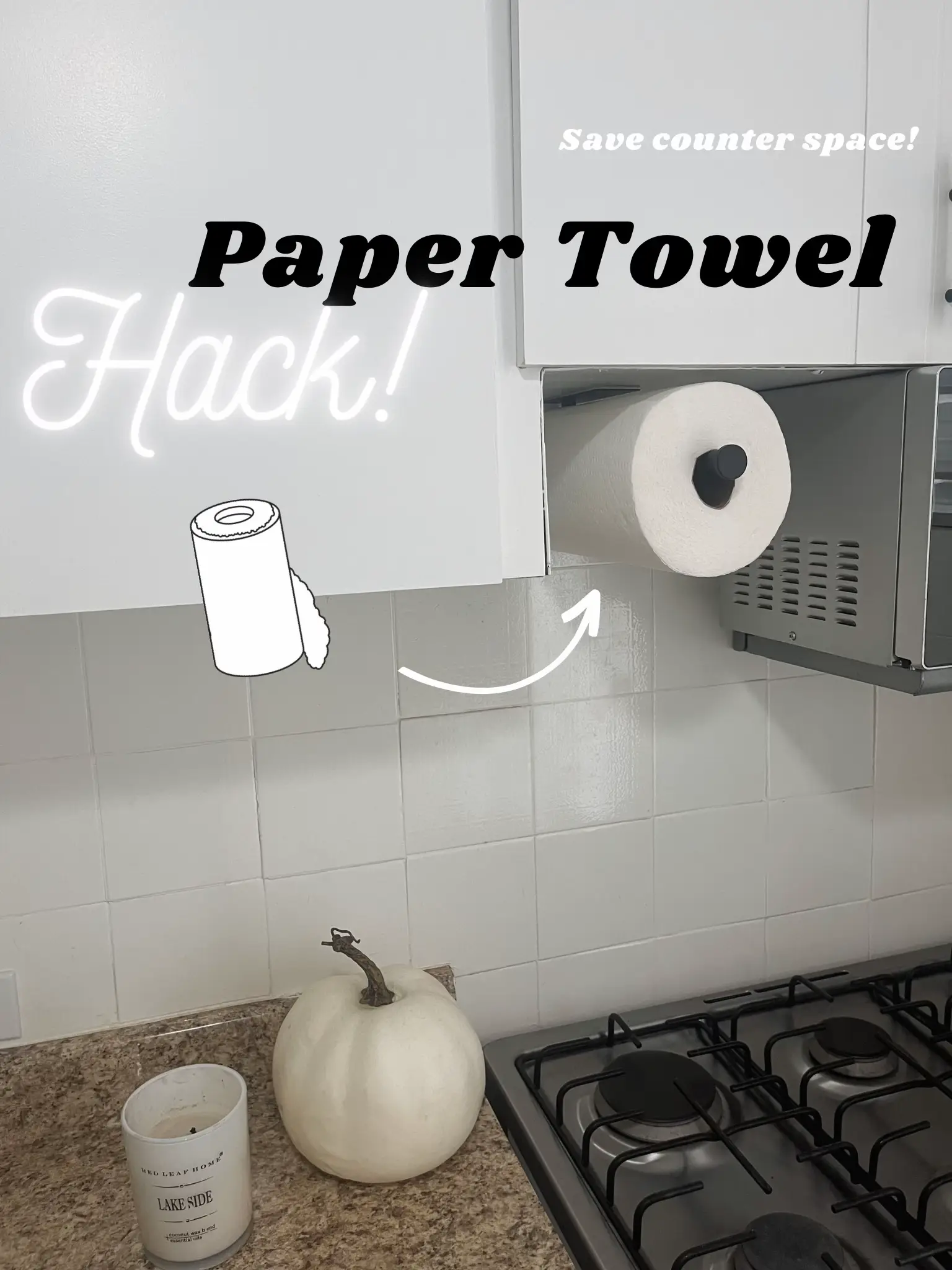 8 Great Ideas for Hanging Paper Towels • Queen Bee of Honey Dos