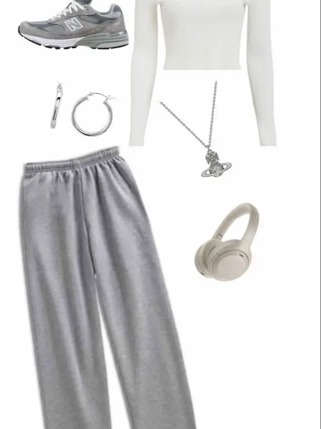 Sweatpants Outfit  Cute sweatpants outfit, Minimal style outfits