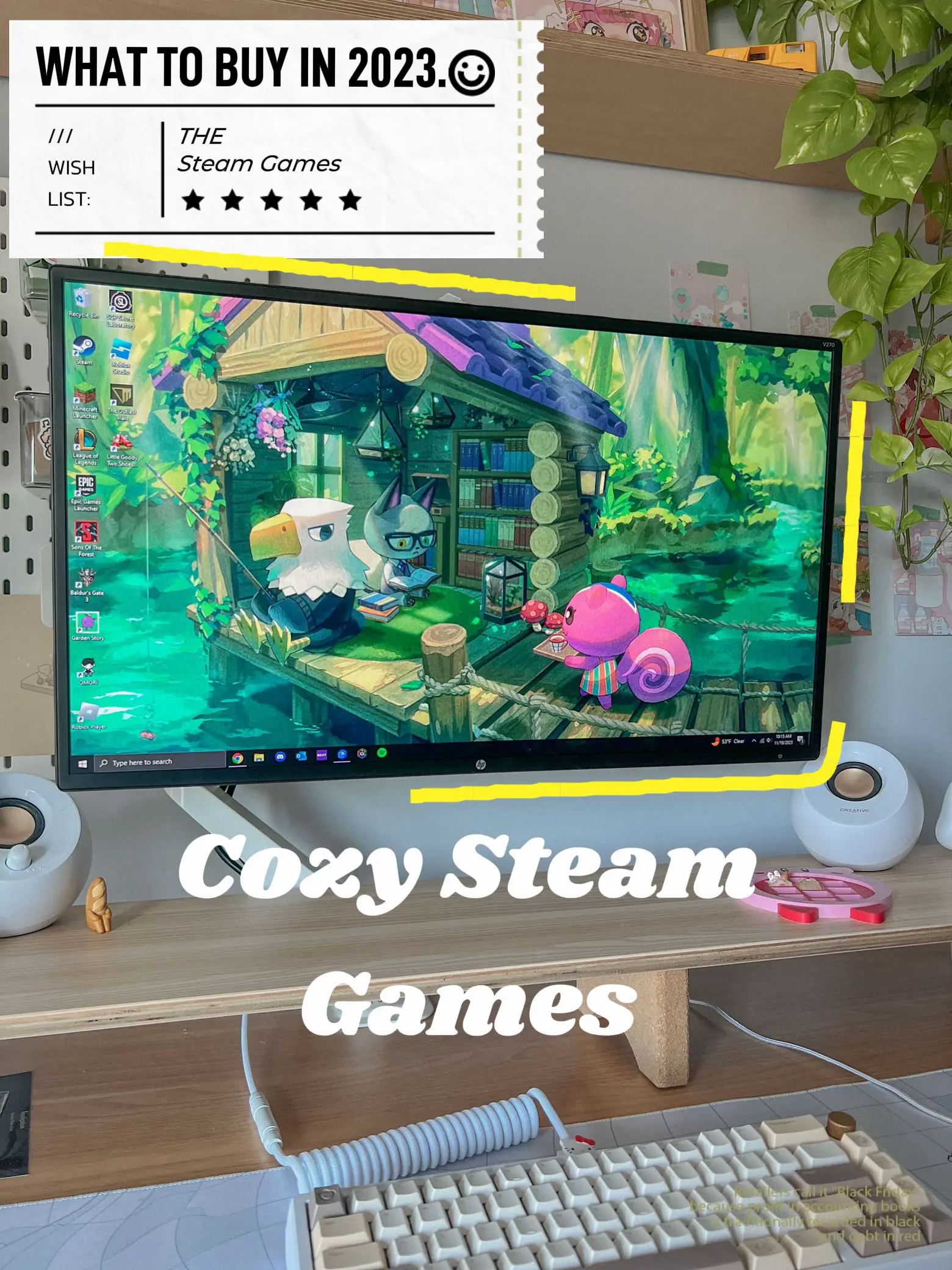 Wholesome Steam Games Gallery posted by Cafecassie Lemon8