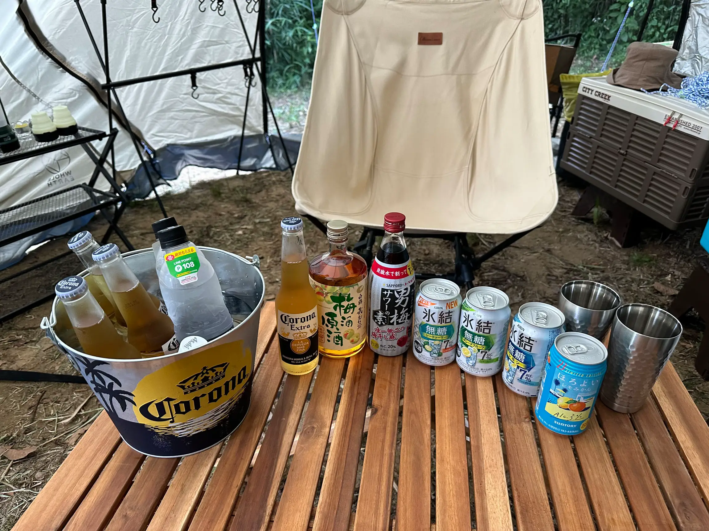 夏だ☀️キャンプ🏕️だビール🍻が美味い😋inファミリーキャンプほこたbase | よう1895が投稿したフォトブック | Lemon8