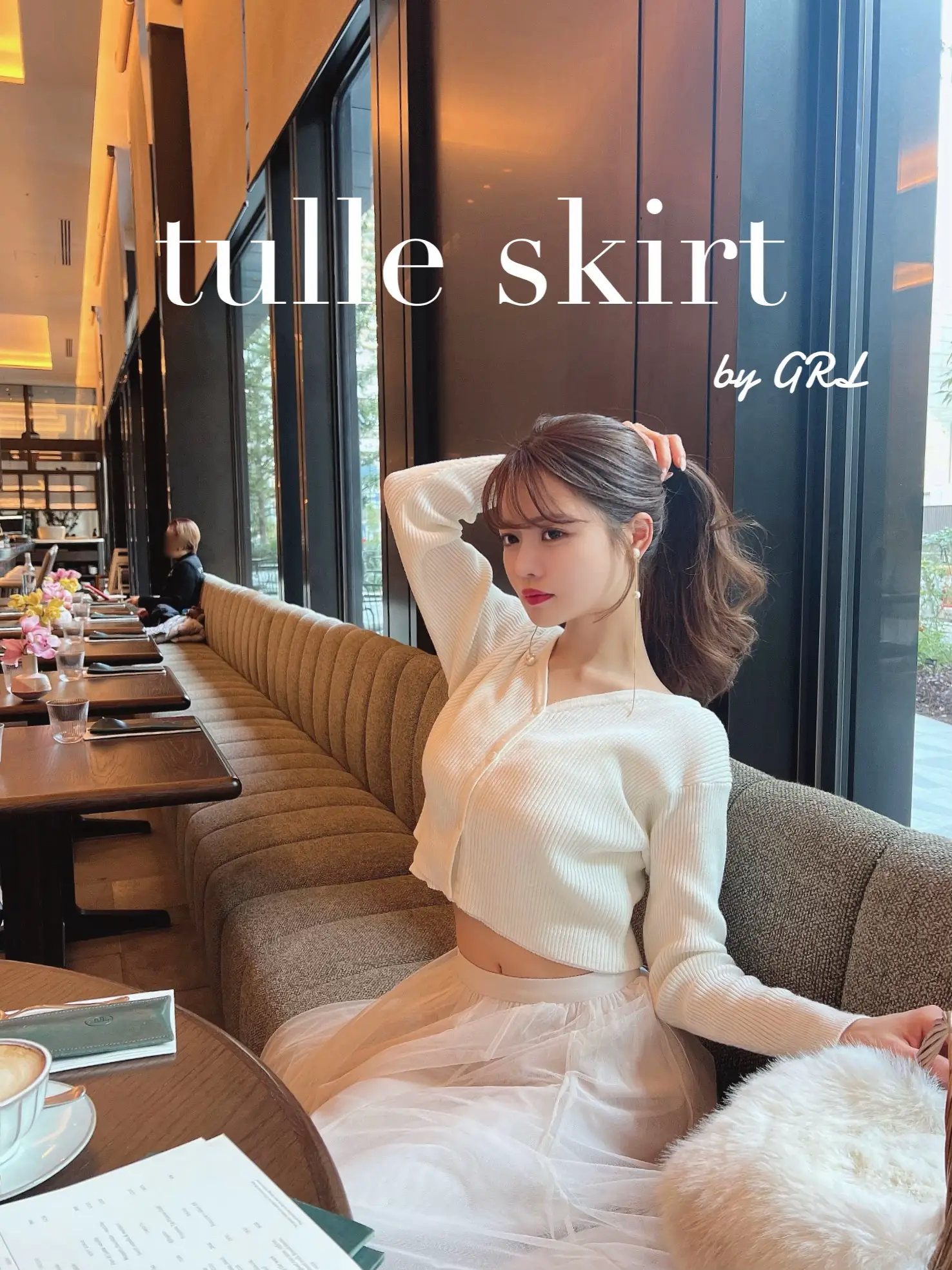 完売品＊ココディール ショートツイードライクニットジャケット  