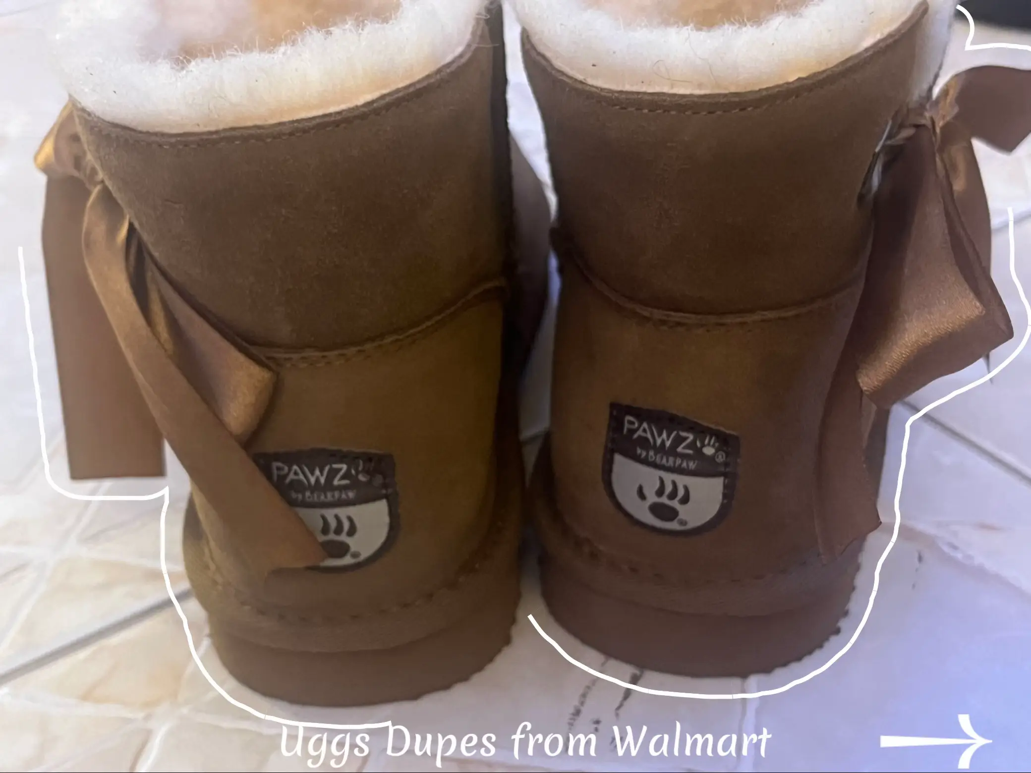 Ugg like boots 2025 at walmart