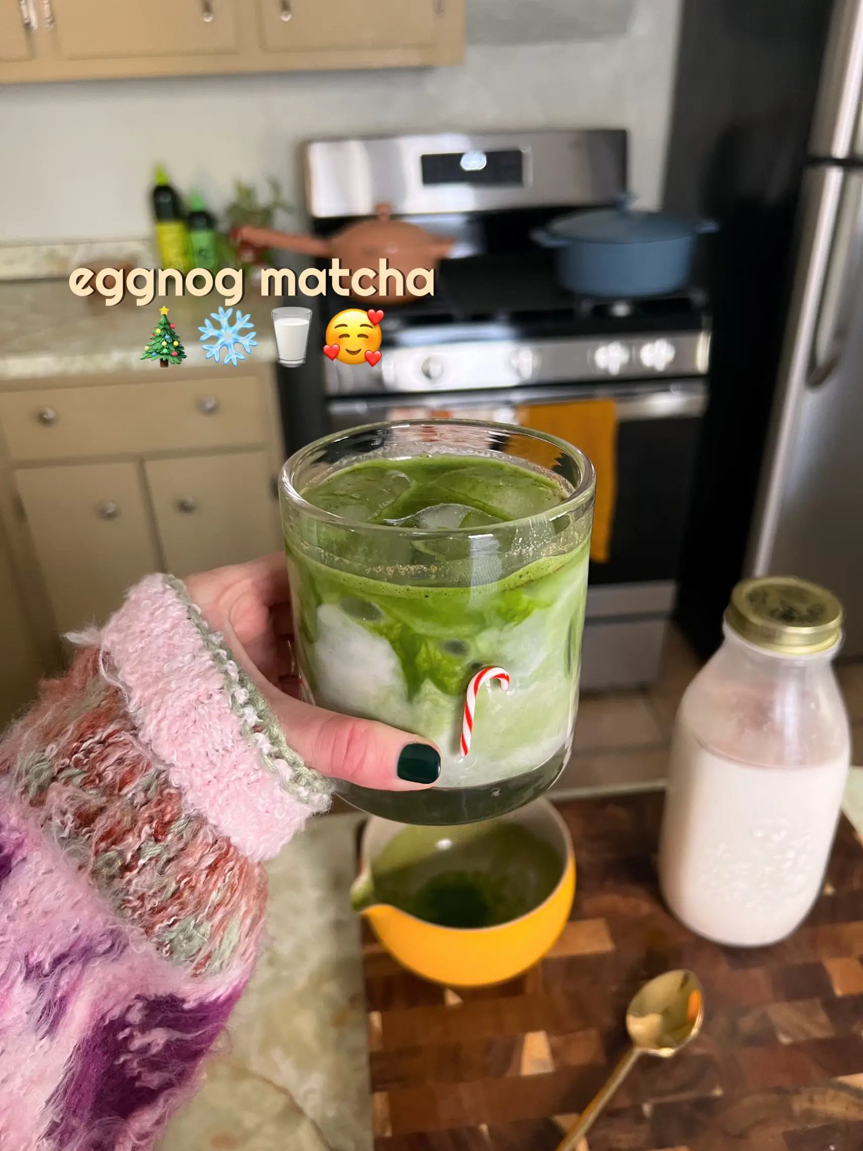 eggnog matcha 🎄 ️🥛🥰 Gallery posted by Skylar🫶 Lemon8