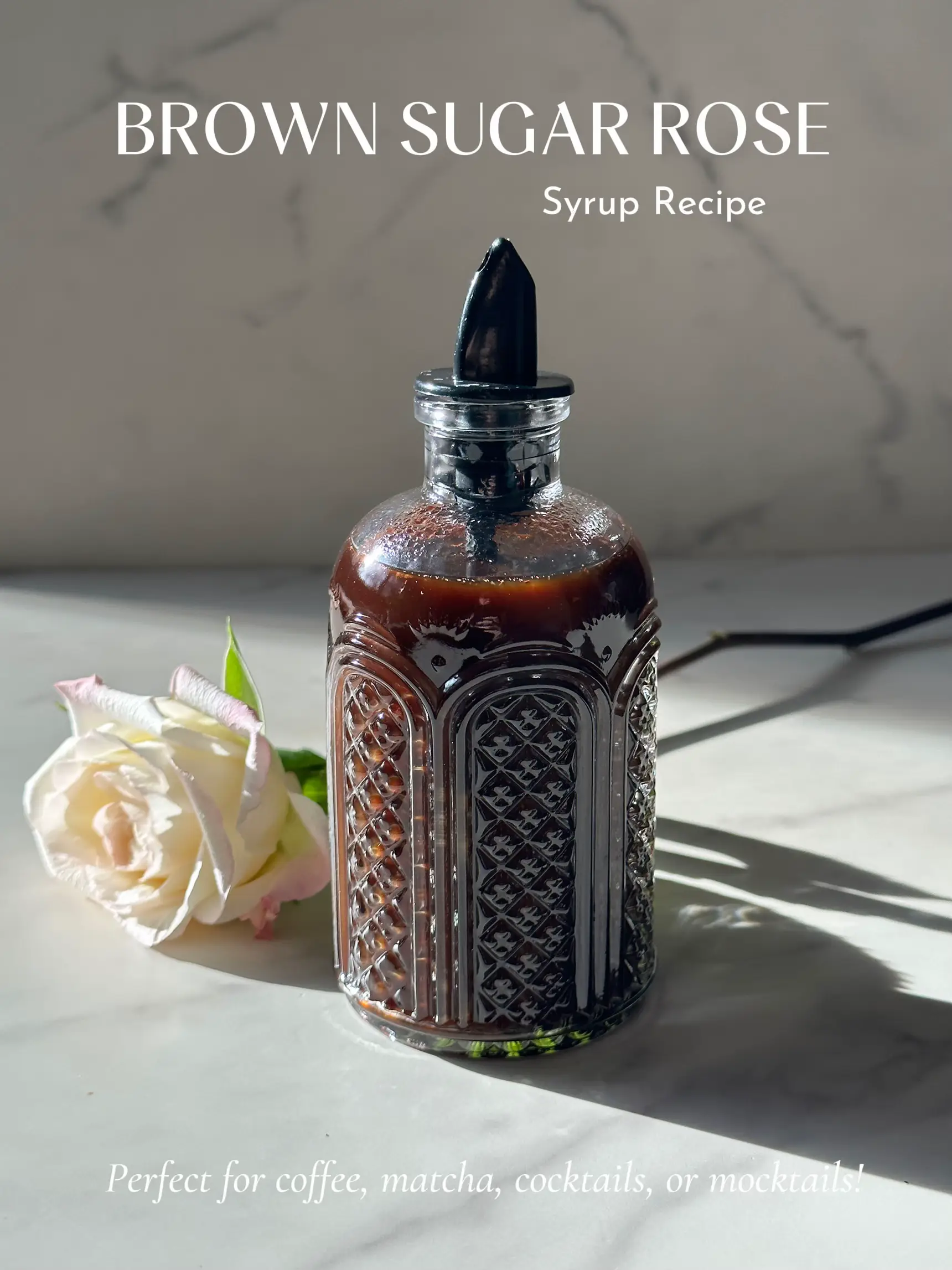 Brown Sugar Rose Syrup 