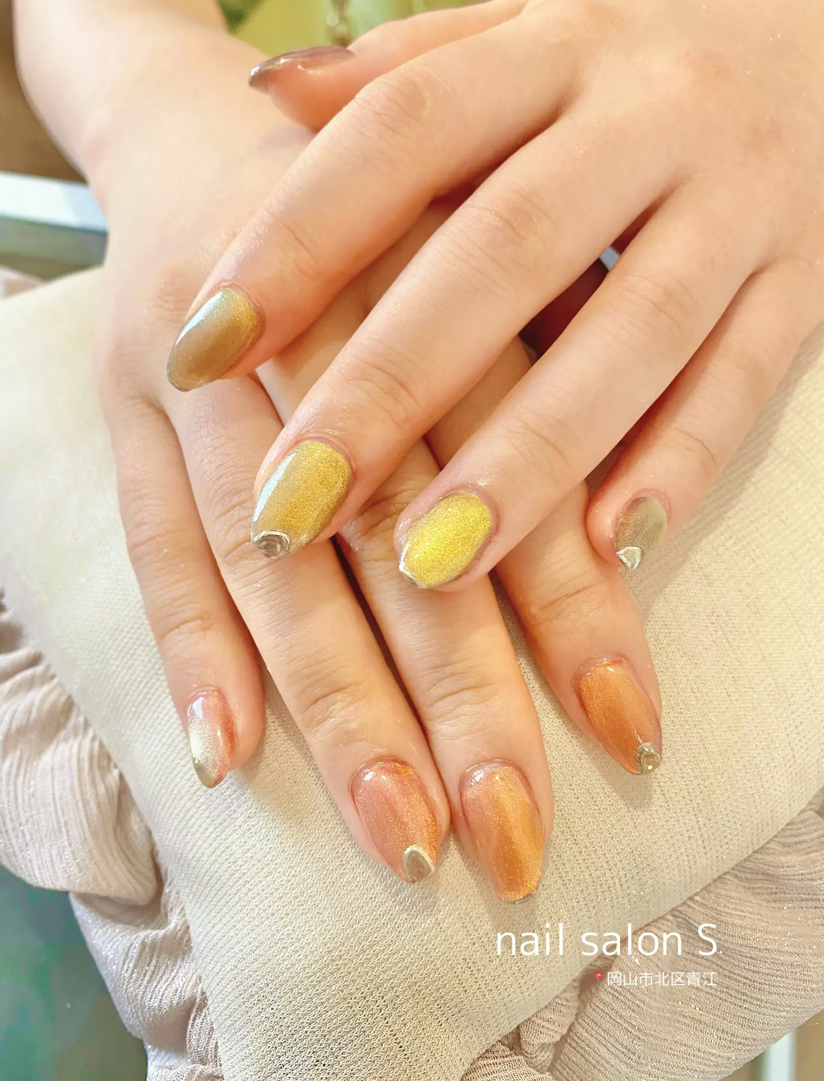 💛enoiマグネットネイル🧡 | nail salon Sが投稿したフォトブック | Lemon8