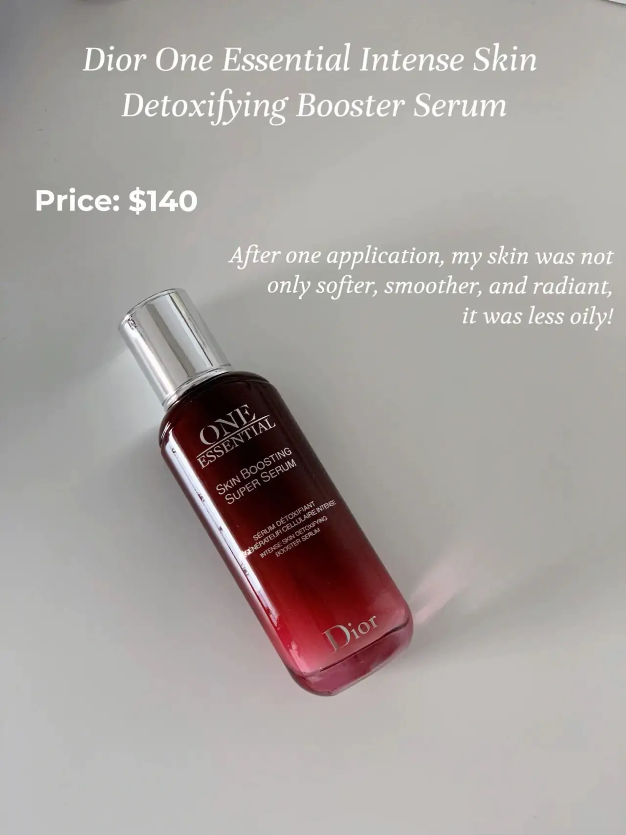 One essential skin boosting hotsell super serum dior precio