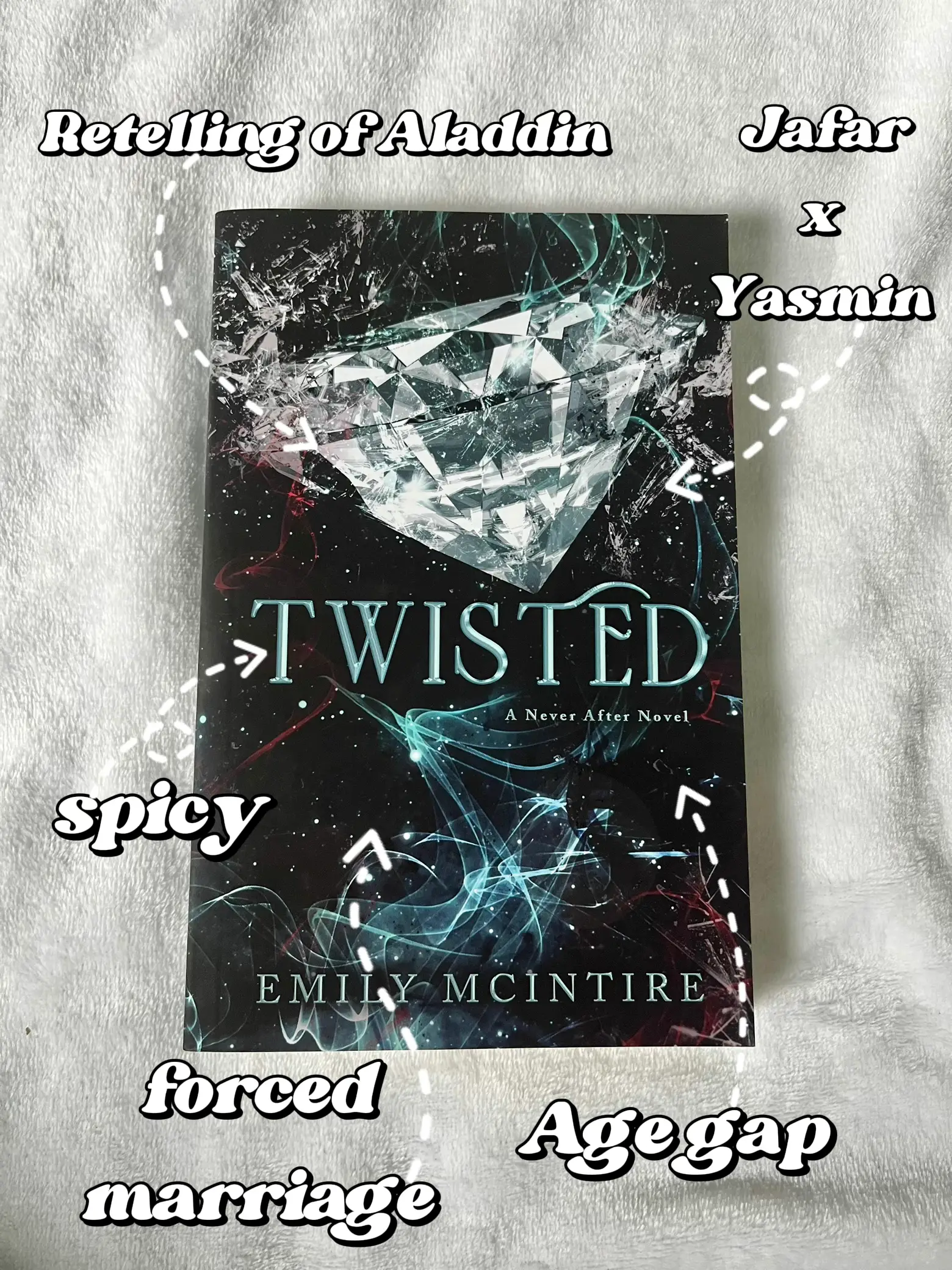  A book cover with a Twisted Love Novel written by Emily McIntire.