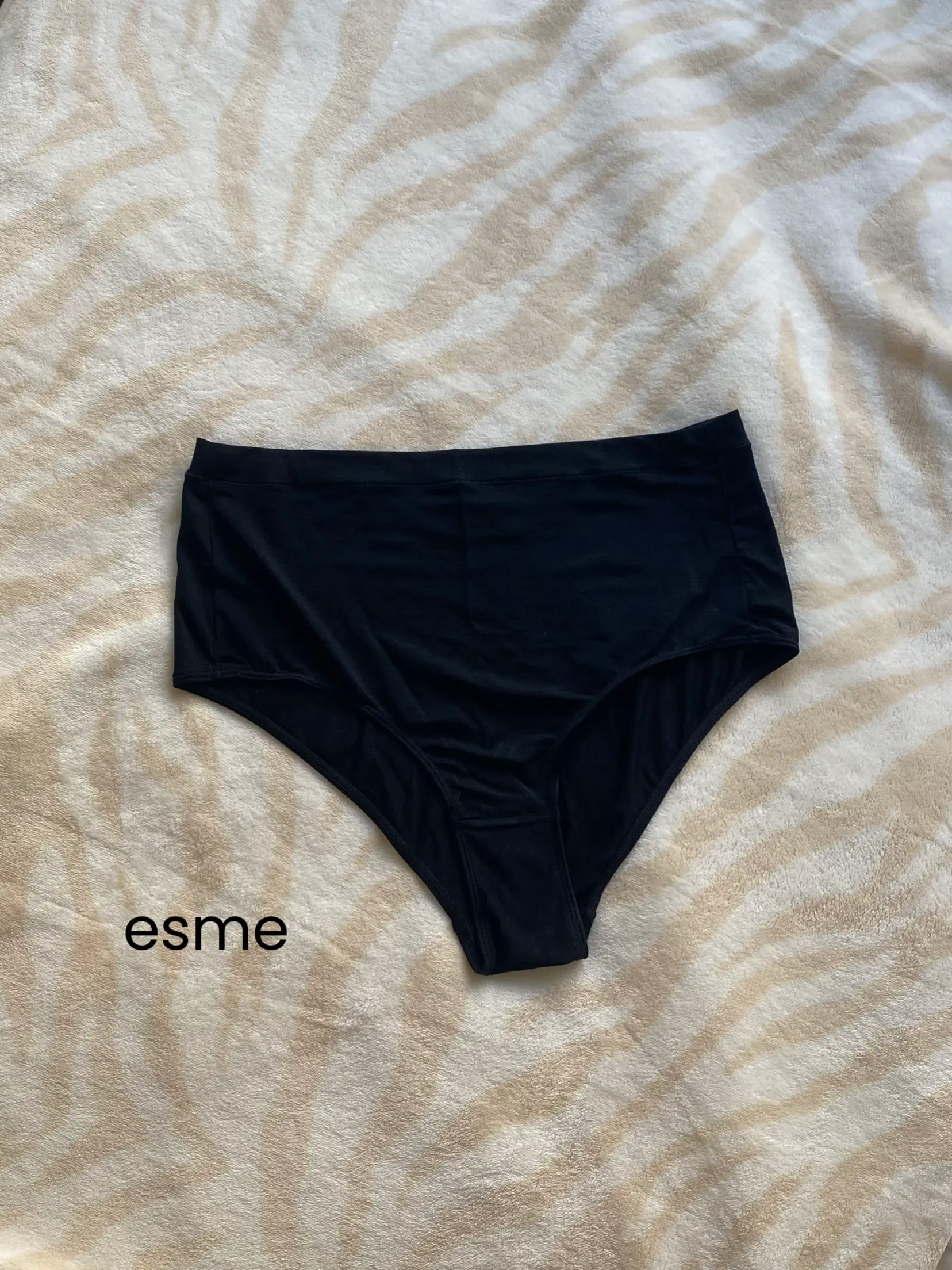 Esme Women's 2-Pack Panty Underwear Small 1-3 Black at