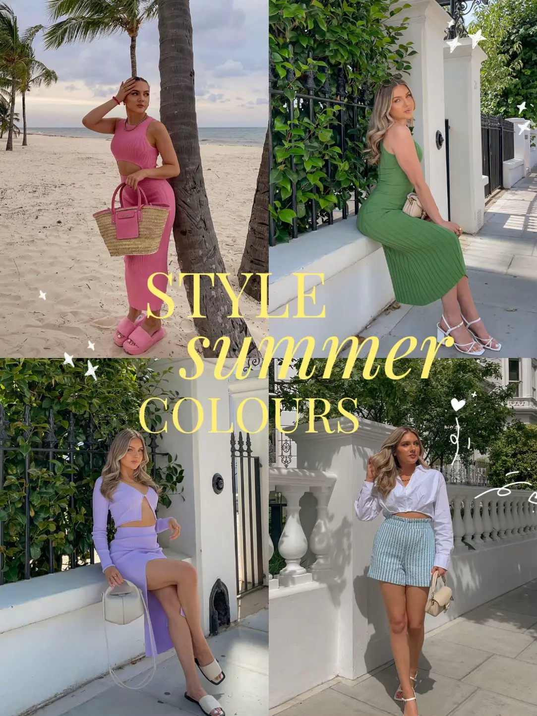 Colorful Outfits, Girls' Fashion, Summer 2022