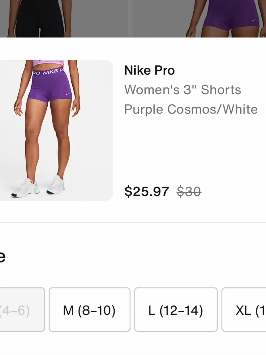 Nike Pro 365 Women's High-Rise 7 Shorts (Smoke Grey/Heather/Black/Black,  XS 7) at  Women's Clothing store