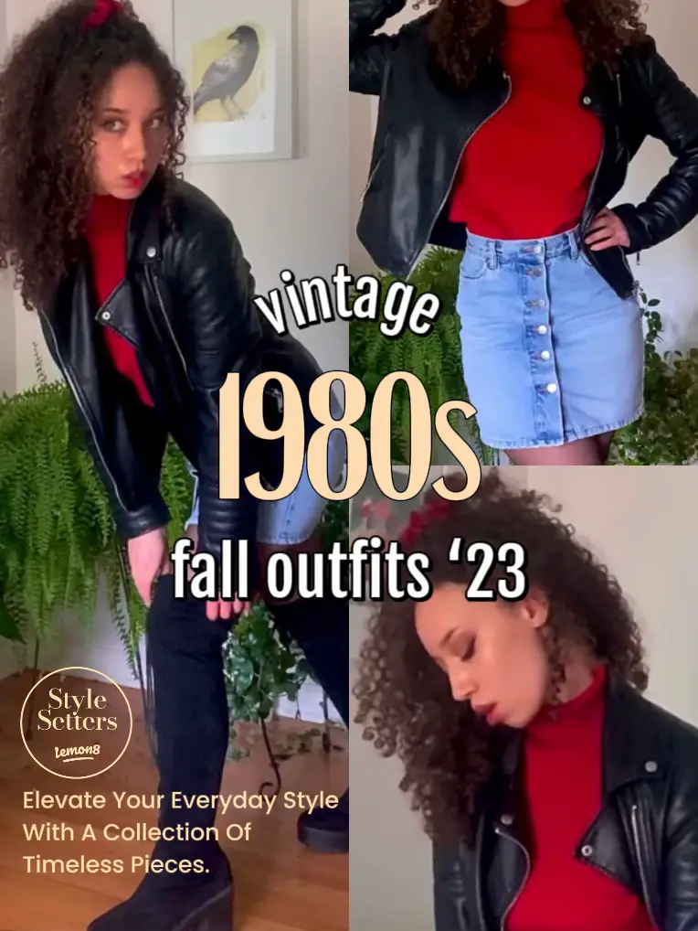 1980s Aesthetic Vintage Fashion  1980s fashion trends, 80s inspired  outfits, Retro outfits
