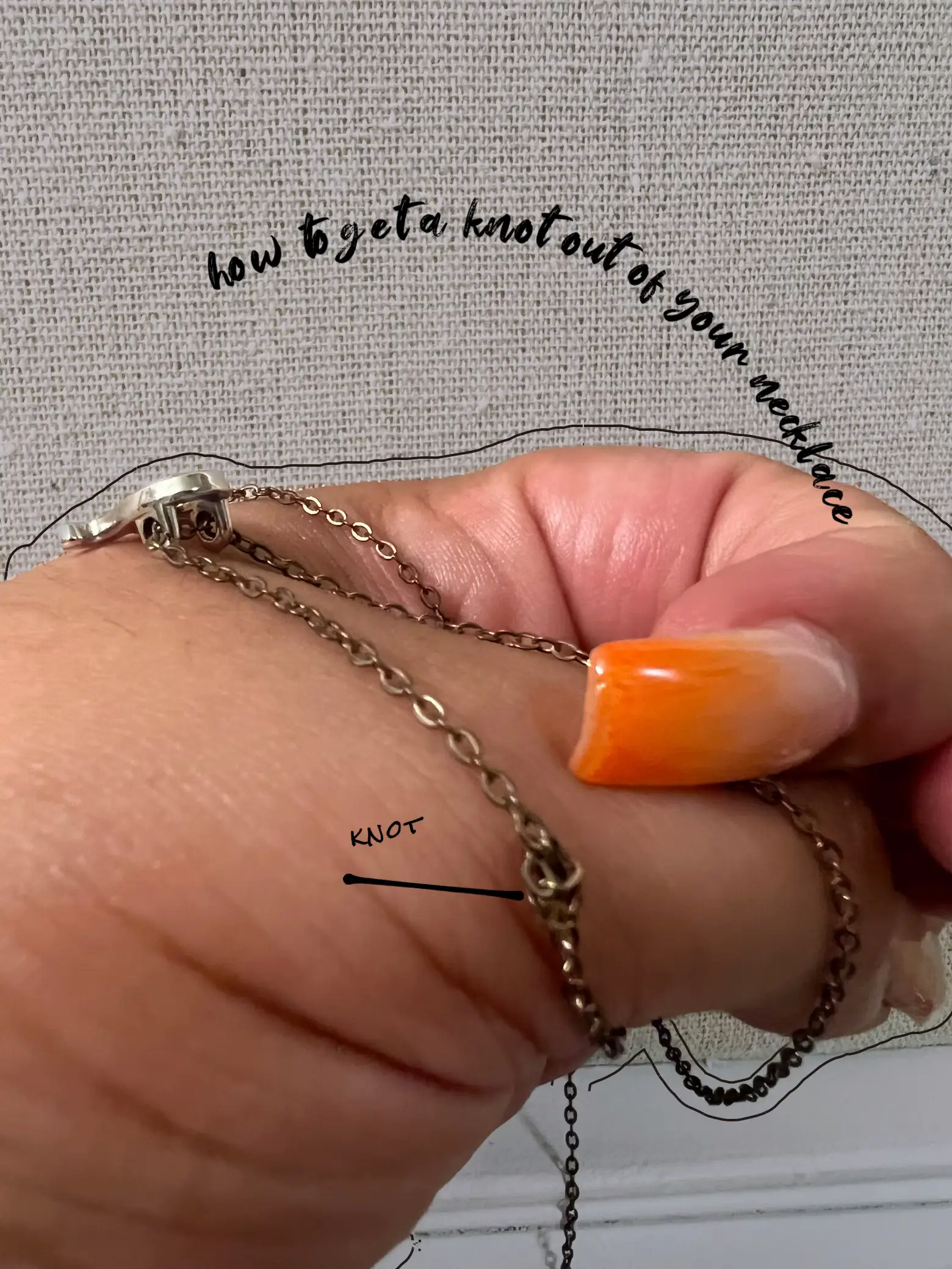 Jewelry HACK‼️ How to turn a necklace into a statement bracelet! 💓#je